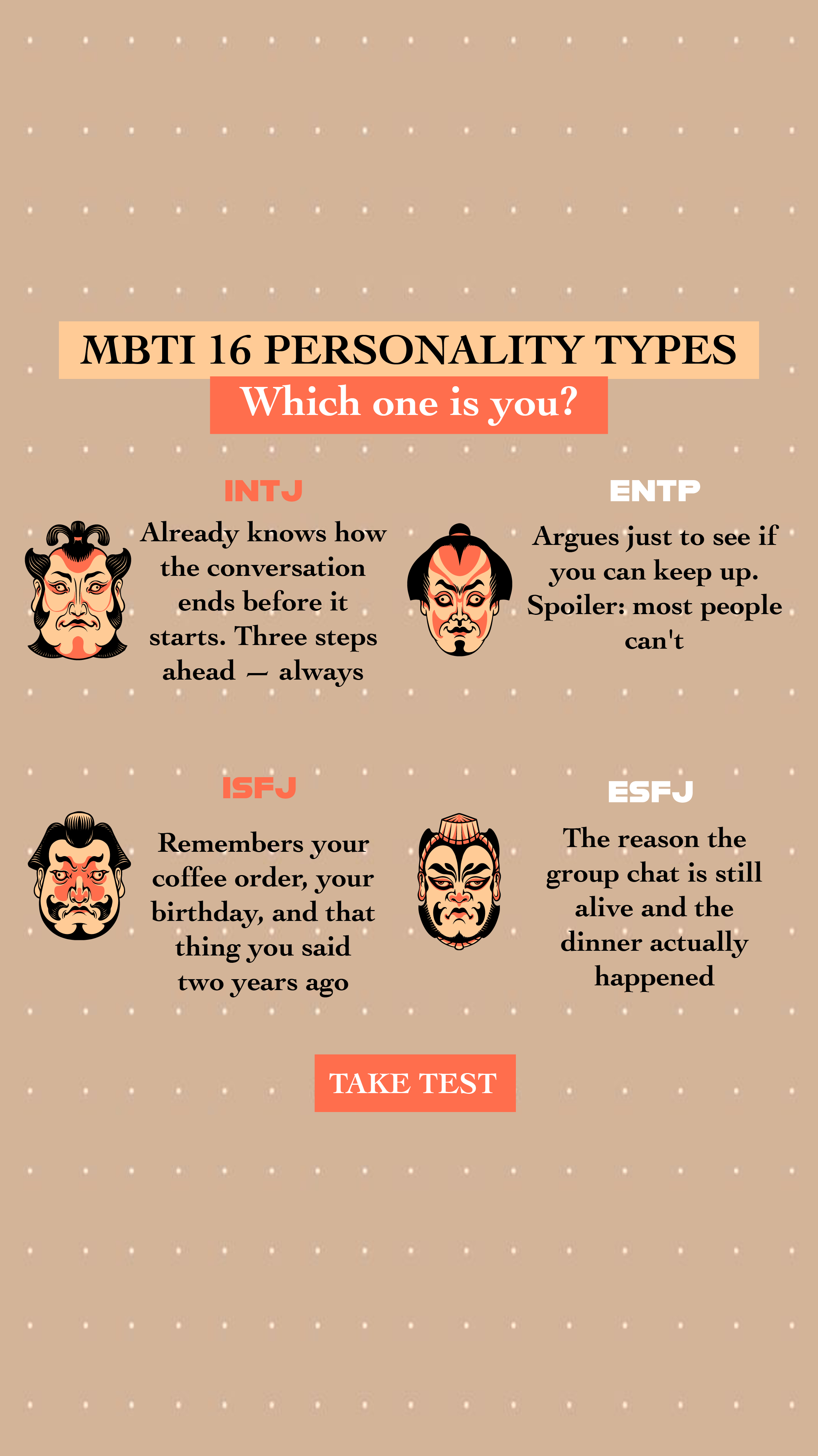 Personality Type Facebook ad