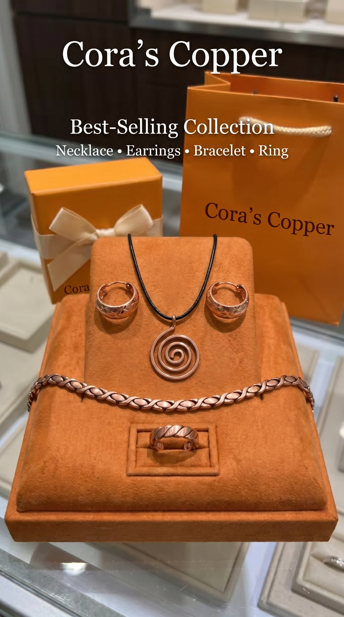 Cora's Copper Jewelry Facebook ad