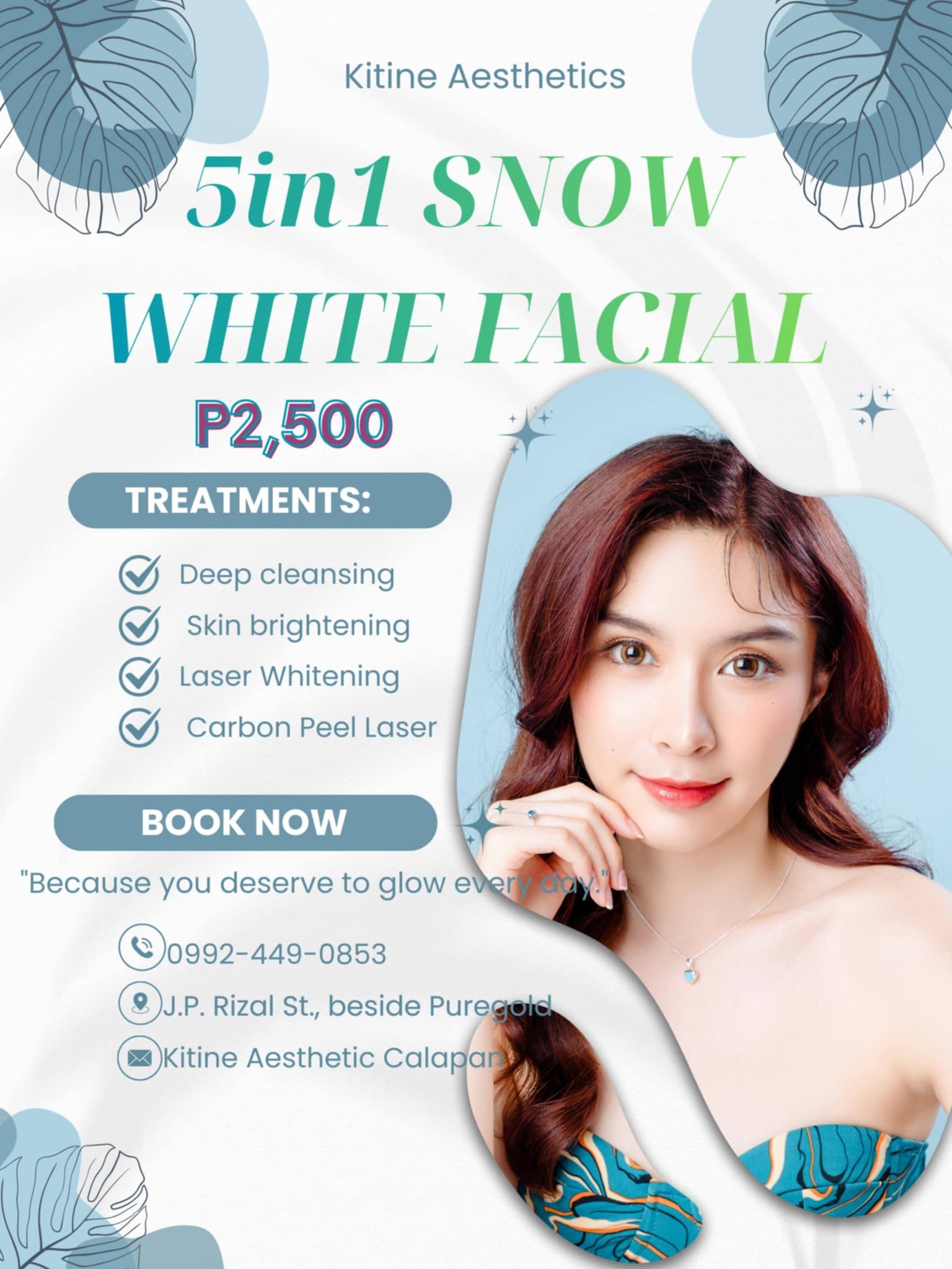 Kitine Aesthetics Calapan Facebook ad: Where Beauty Meets Balance, Redefine Your Glow, Inside…