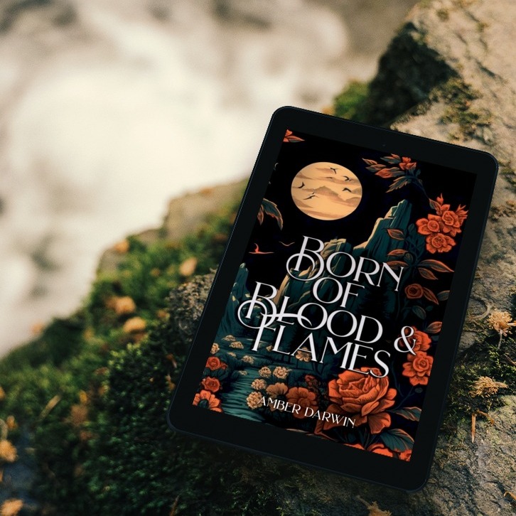 Author Amber Darwin Facebook ad: Born of Blood and Flames: (Gravestone #1) (Gravestone…