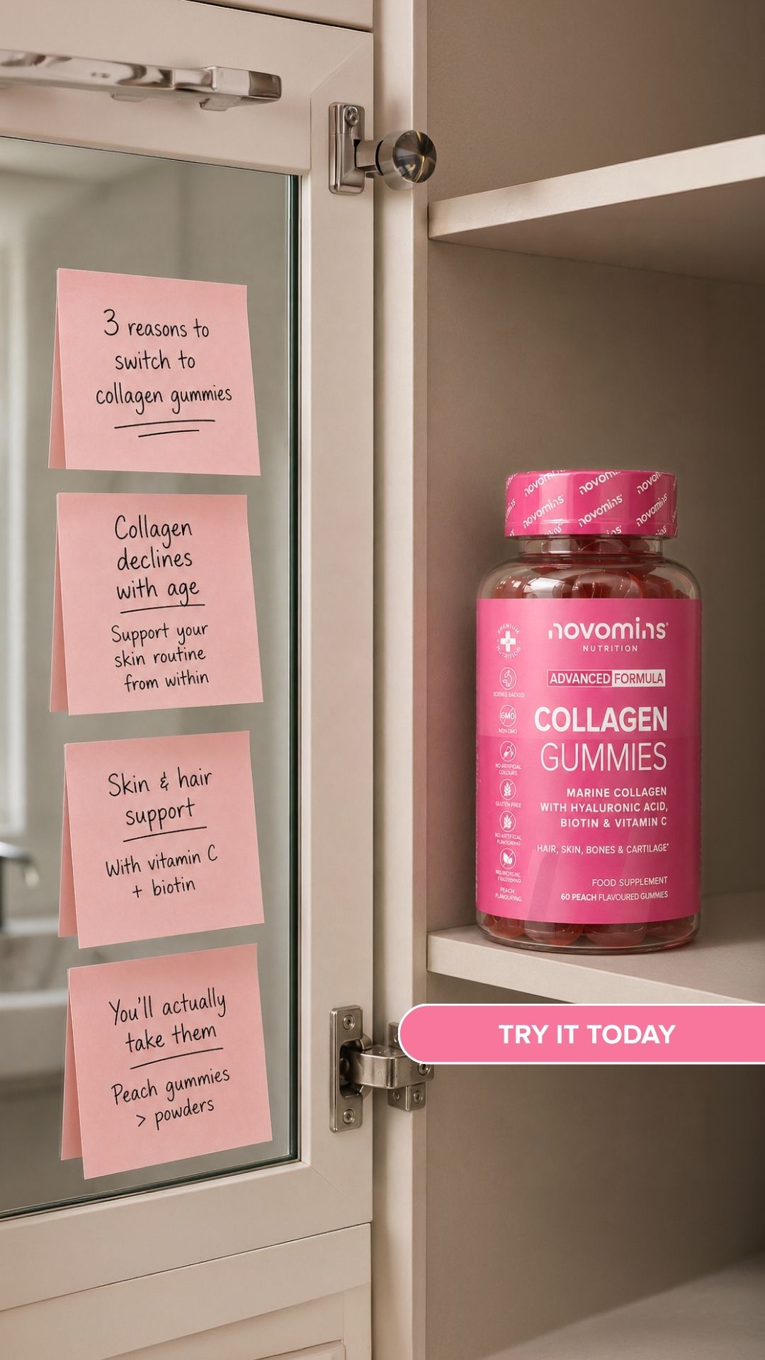 Novomins Nutrition Facebook ad