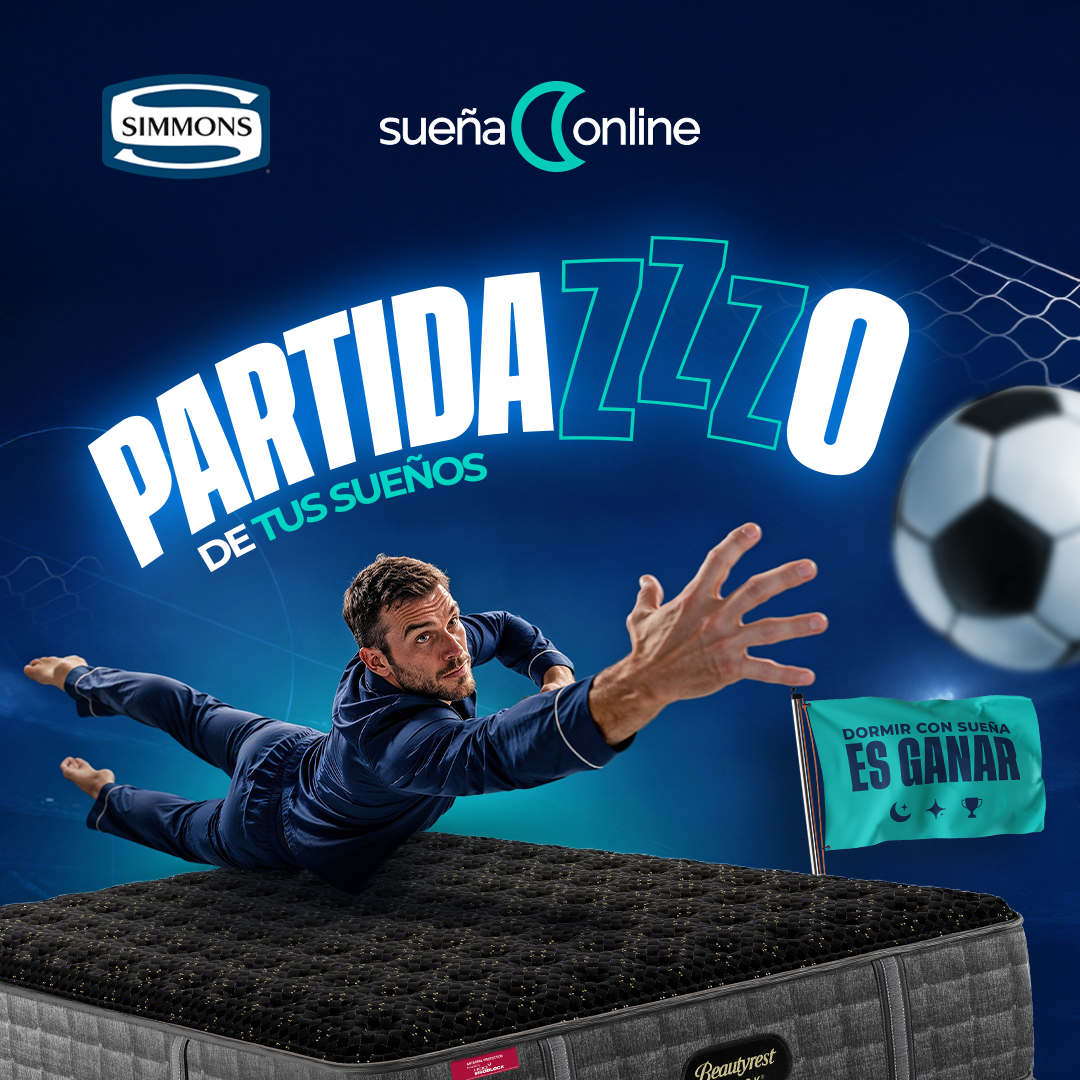 Tiendas Sueña Facebook ad: El PARTIDAZZZO DE TUS SUEÑOS también se juega…