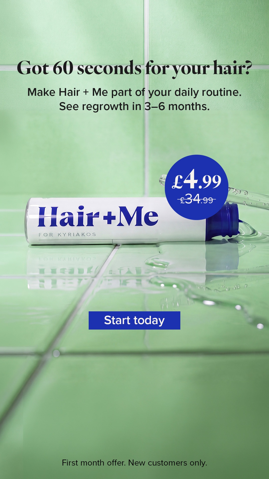 Hair + Me Facebook ad: Get growing this summer for just £4.99
