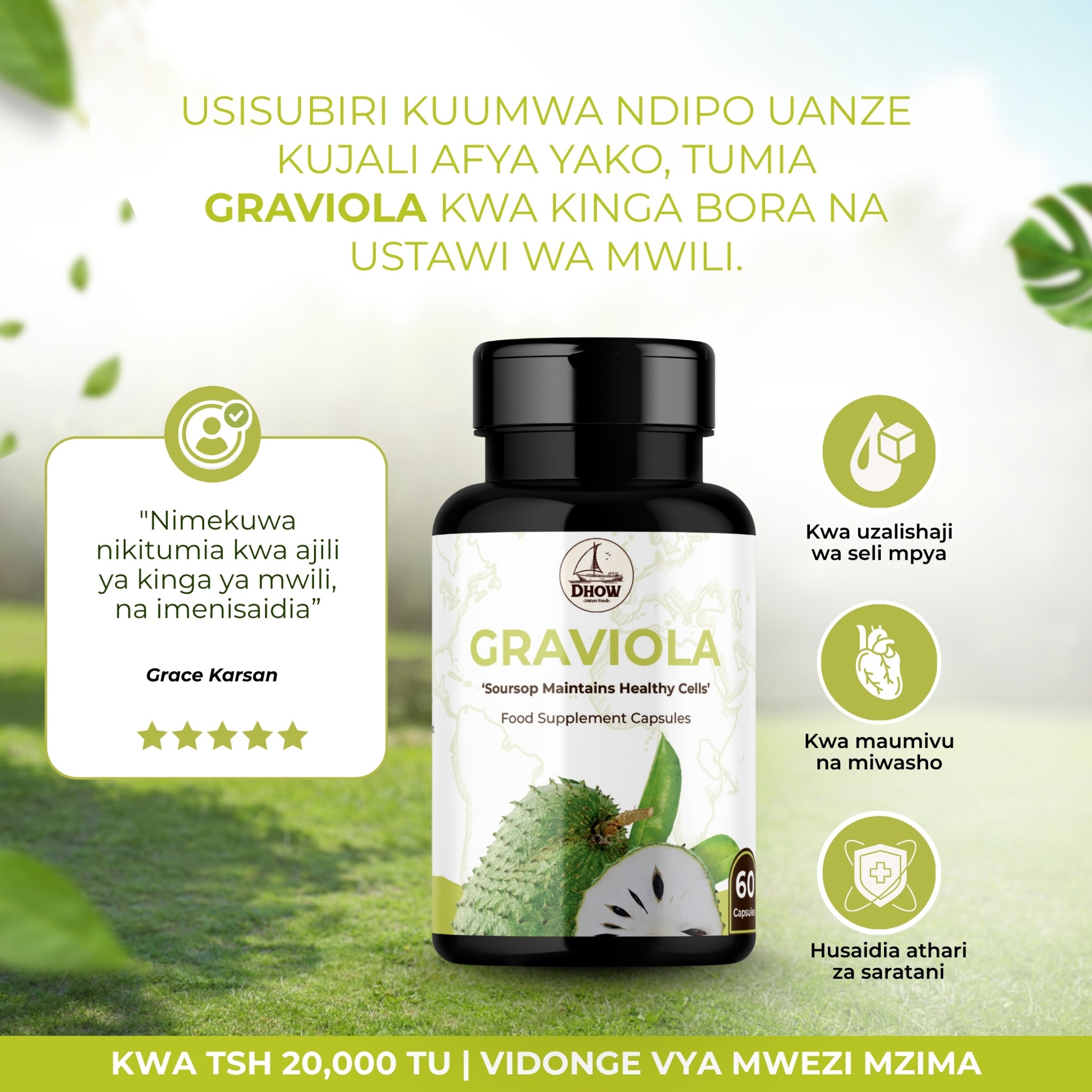 Dhow Nature Foods Facebook ad