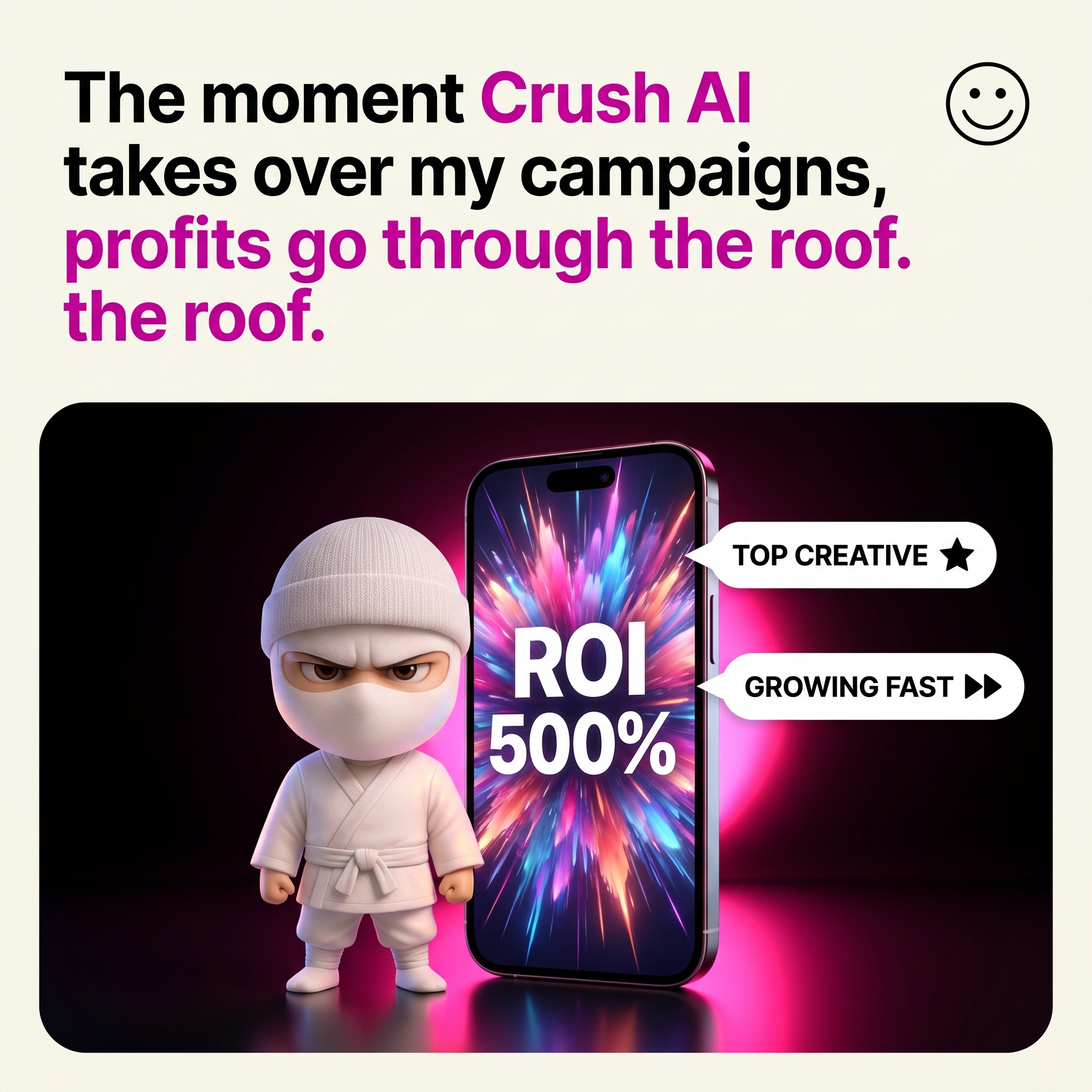 trycrush.ai Facebook ad