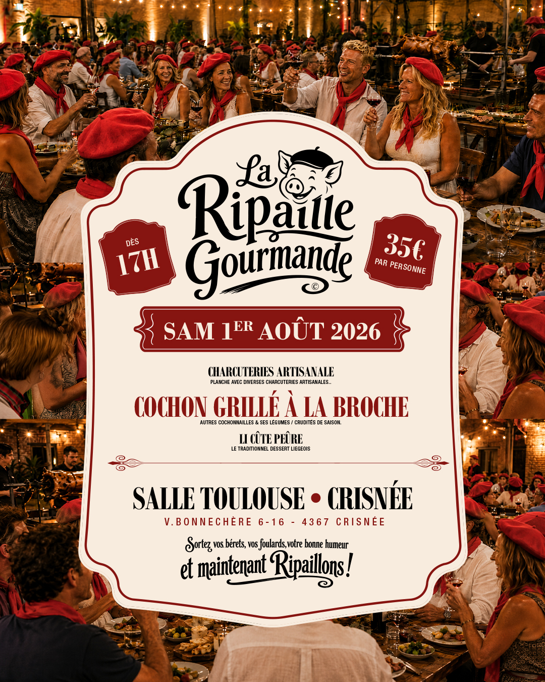 La ripaille gourmande Facebook ad: LA RIPAILLE GOURMANDE