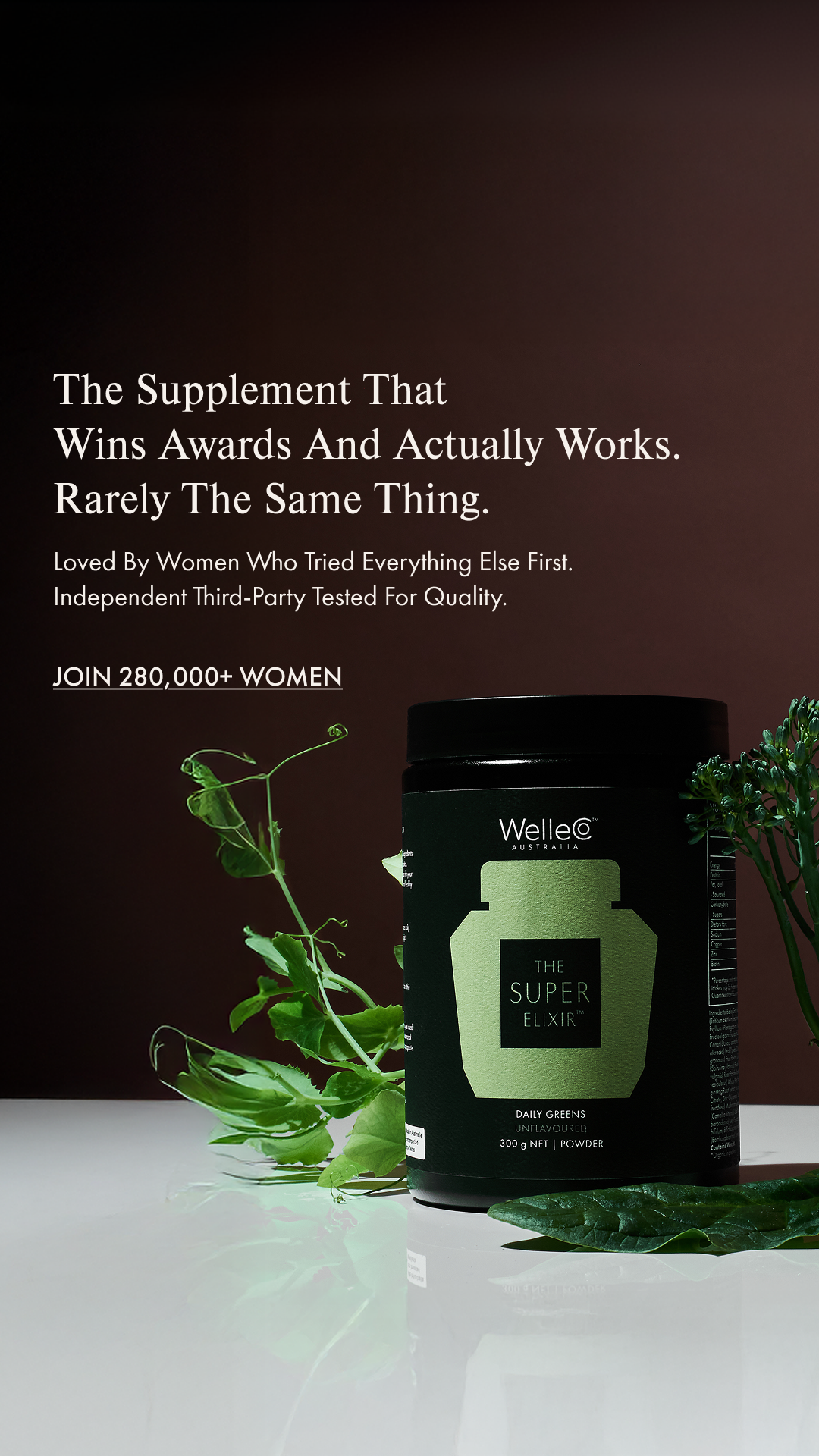 WelleCo Facebook ad