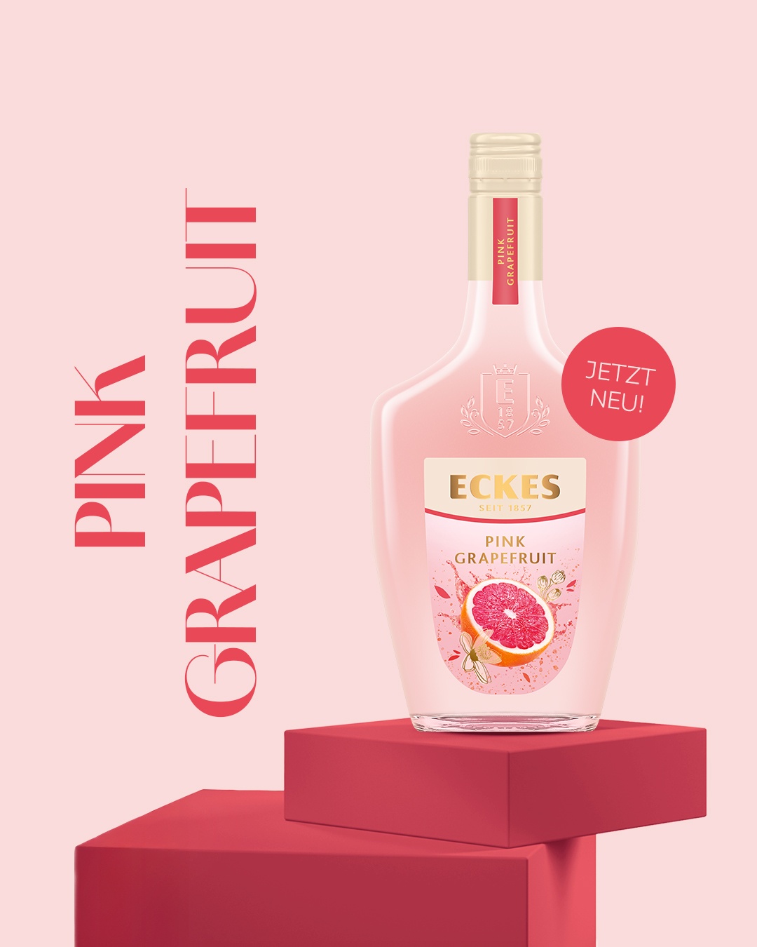ECKES Liköre Facebook ad: ECKES Pink Grapefruit is here!