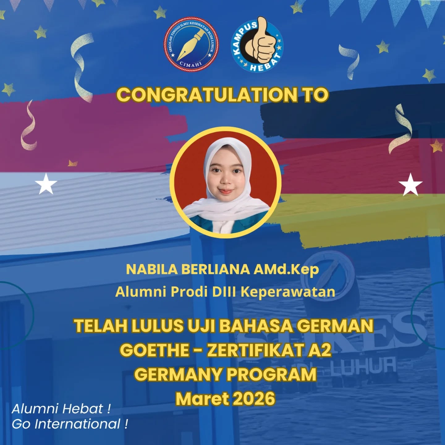 Stikesbudiluhurcimahi Facebook ad: So proud of you!