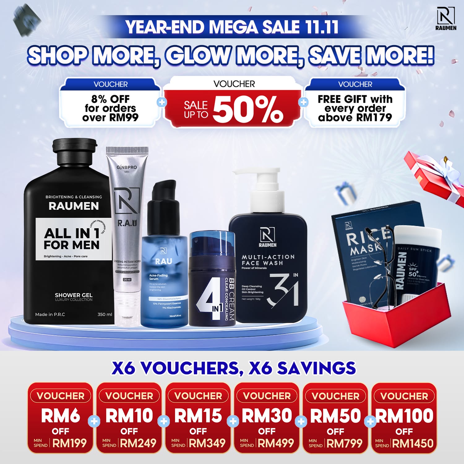 Rau Malaysia - For Men Facebook ad
