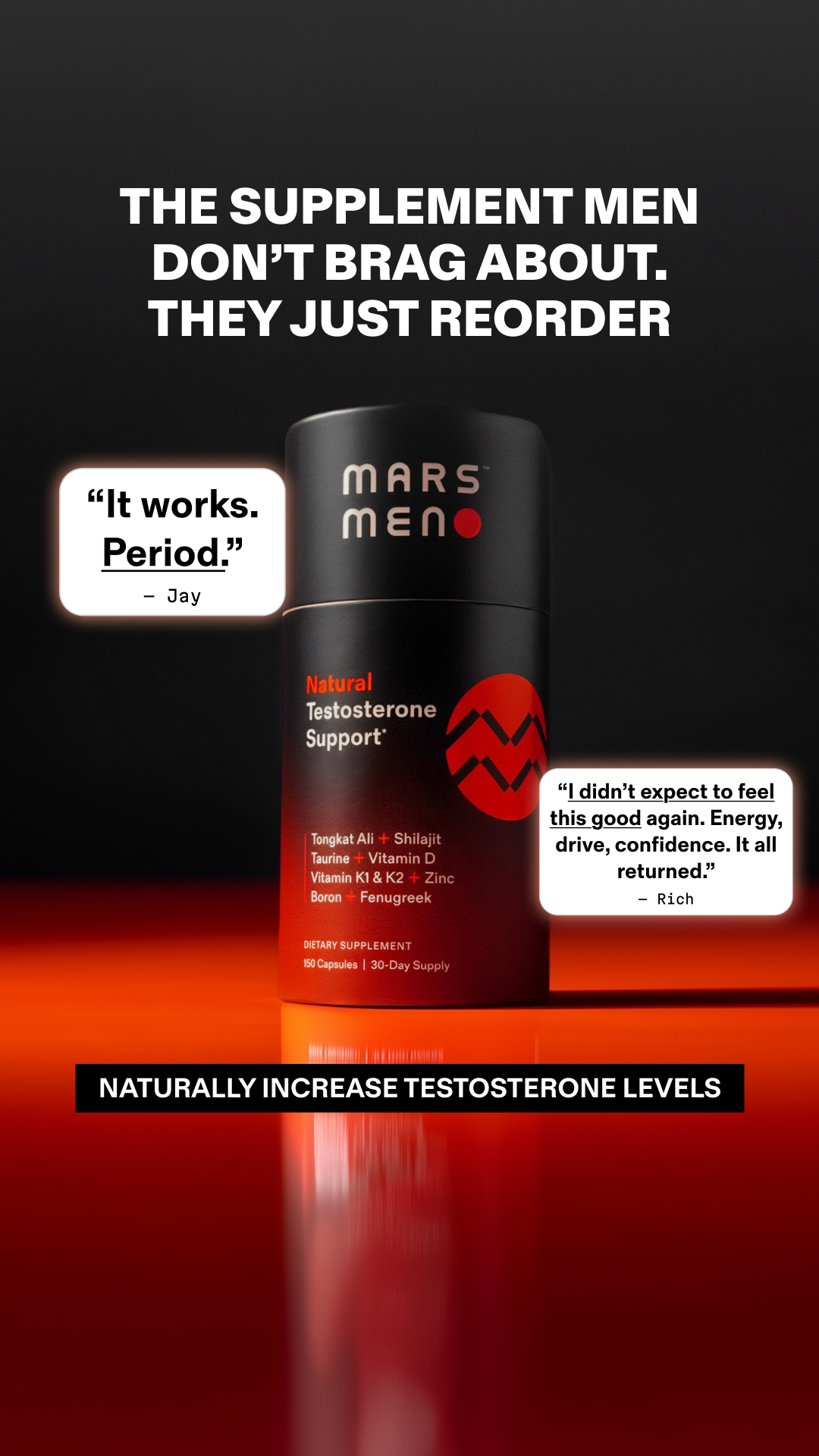 Mars Men Facebook ad