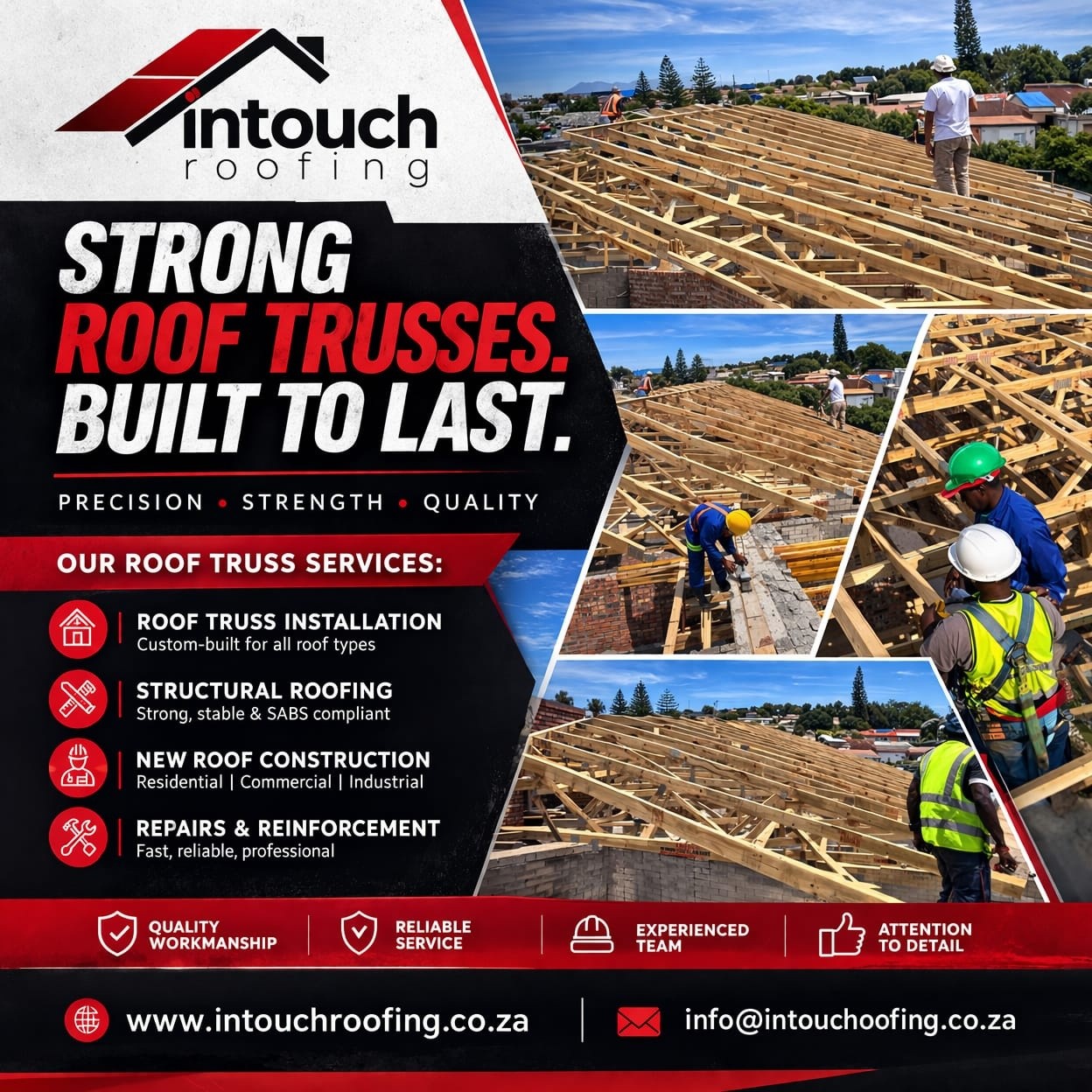 Intouch Roofing Facebook ad