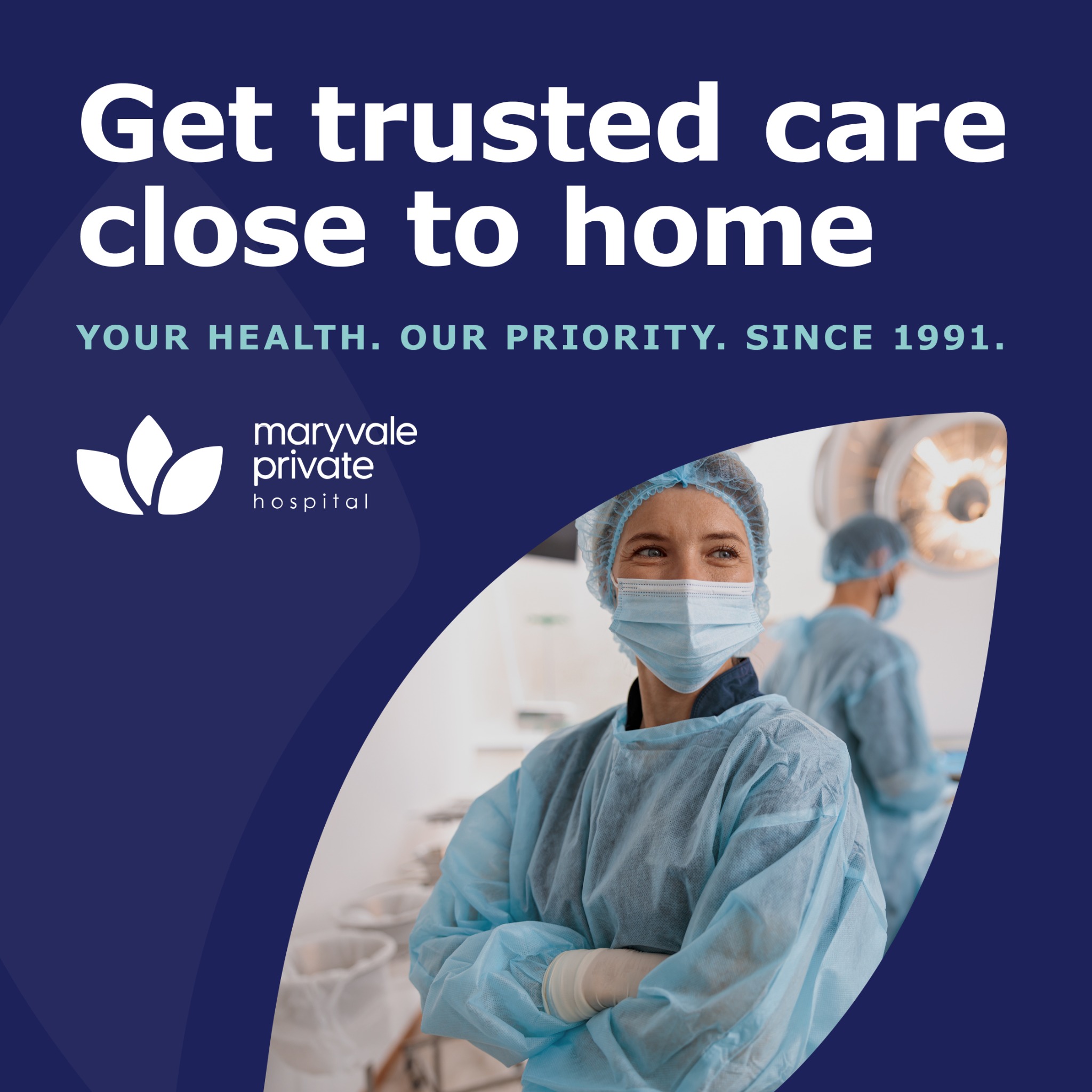 Maryvale Private Hospital Facebook ad