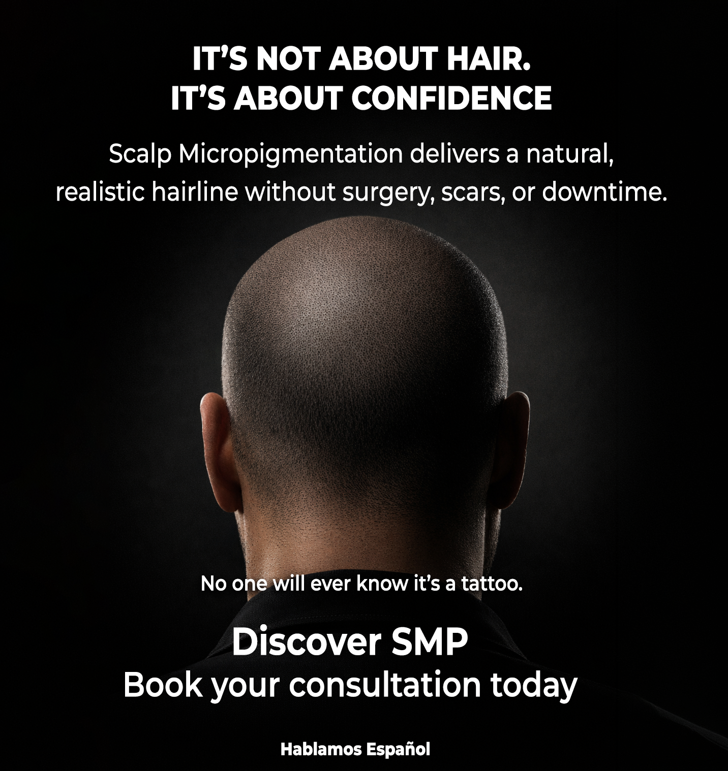 Scalp Artist International Facebook ad: Only 3 SMP Free consultations