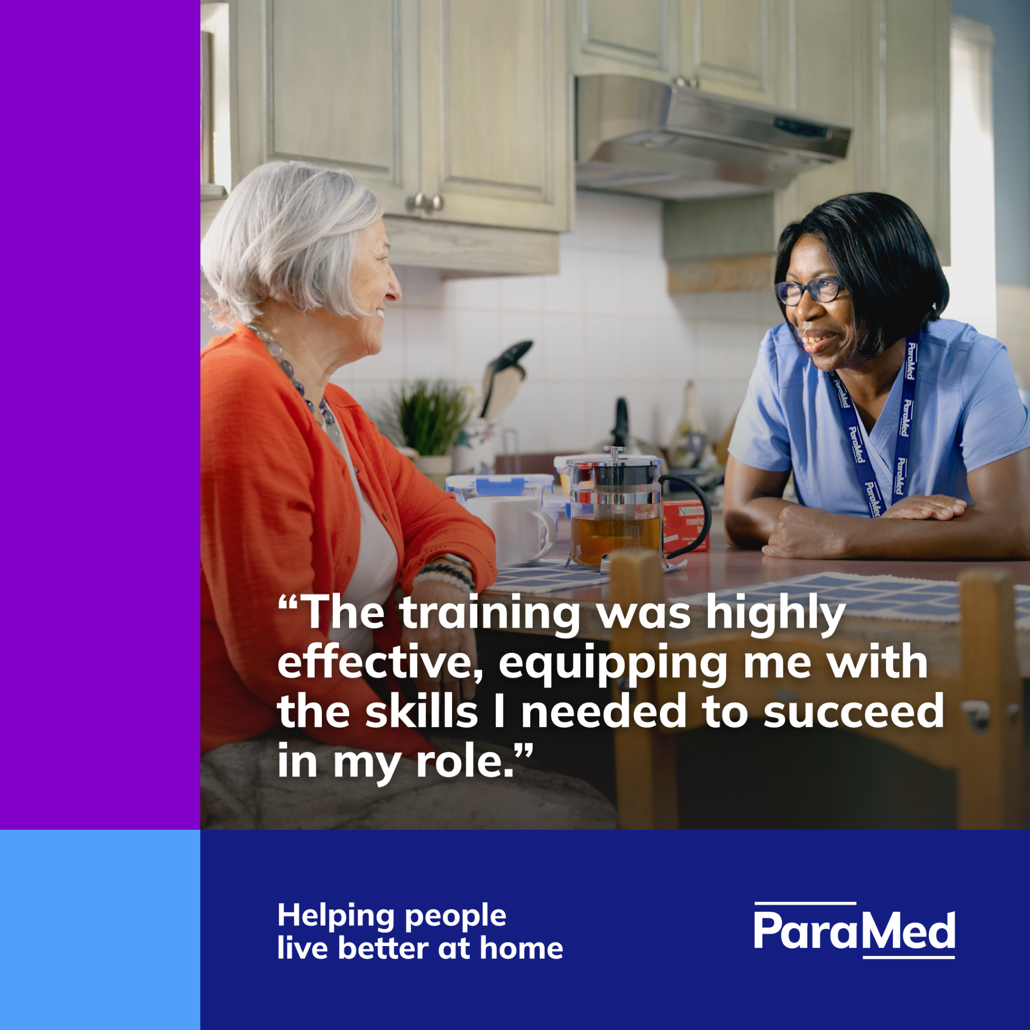 ParaMed Home Health Care Services Facebook ad from May 5, 2026