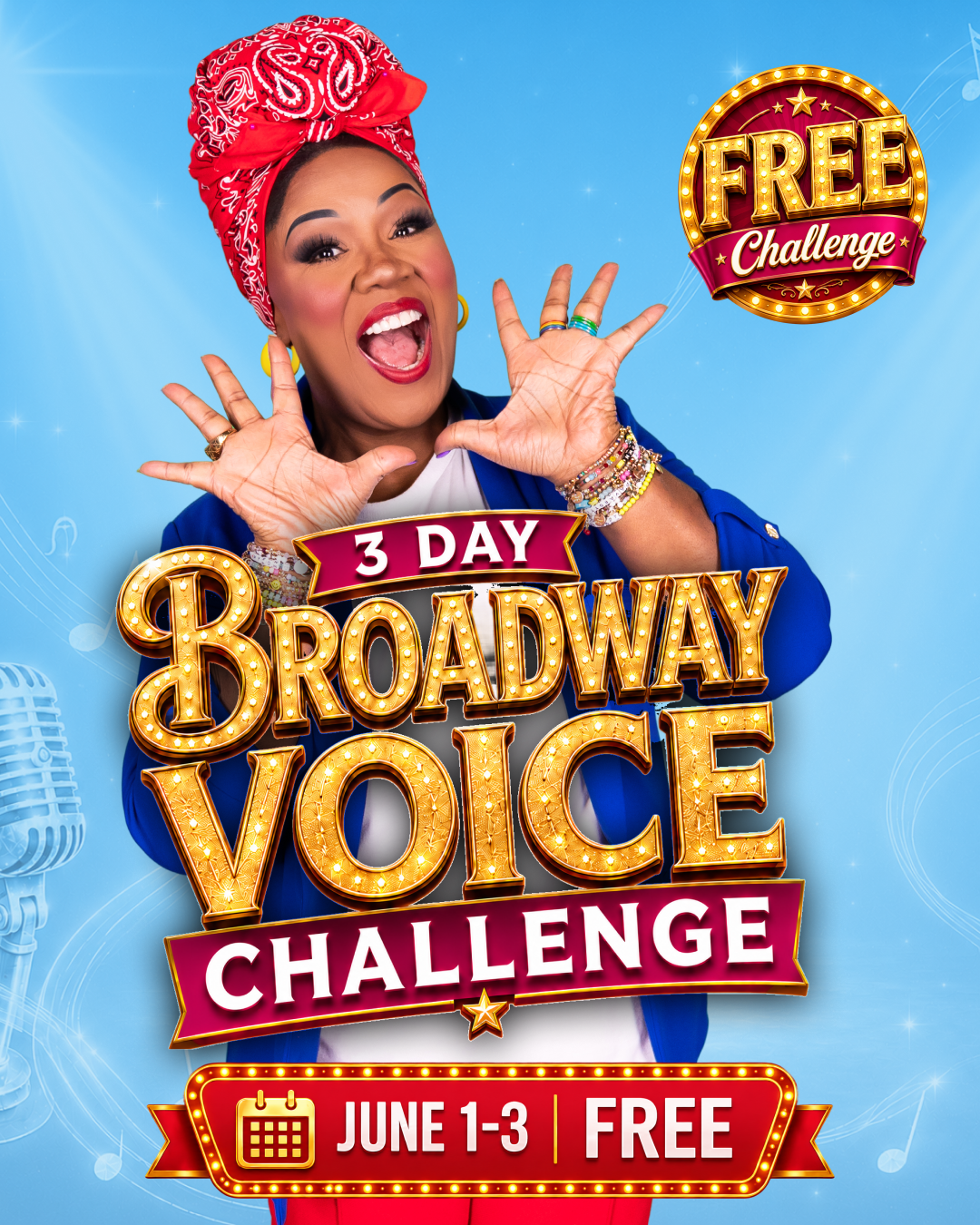Cheryl Porter Vocal Coach Facebook ad