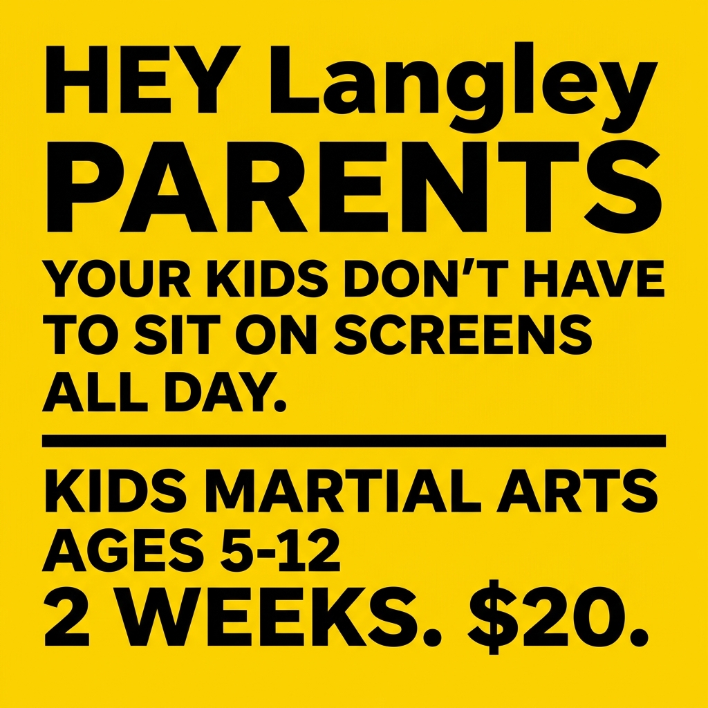 KimNik Karate Academy Facebook ad: Family Martial Arts!