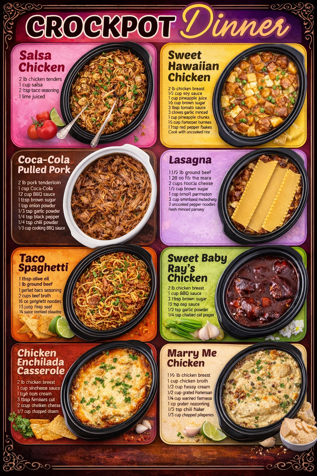 Ima’s Flavors Facebook ad: CROCKPOT DINNER RECIPE!