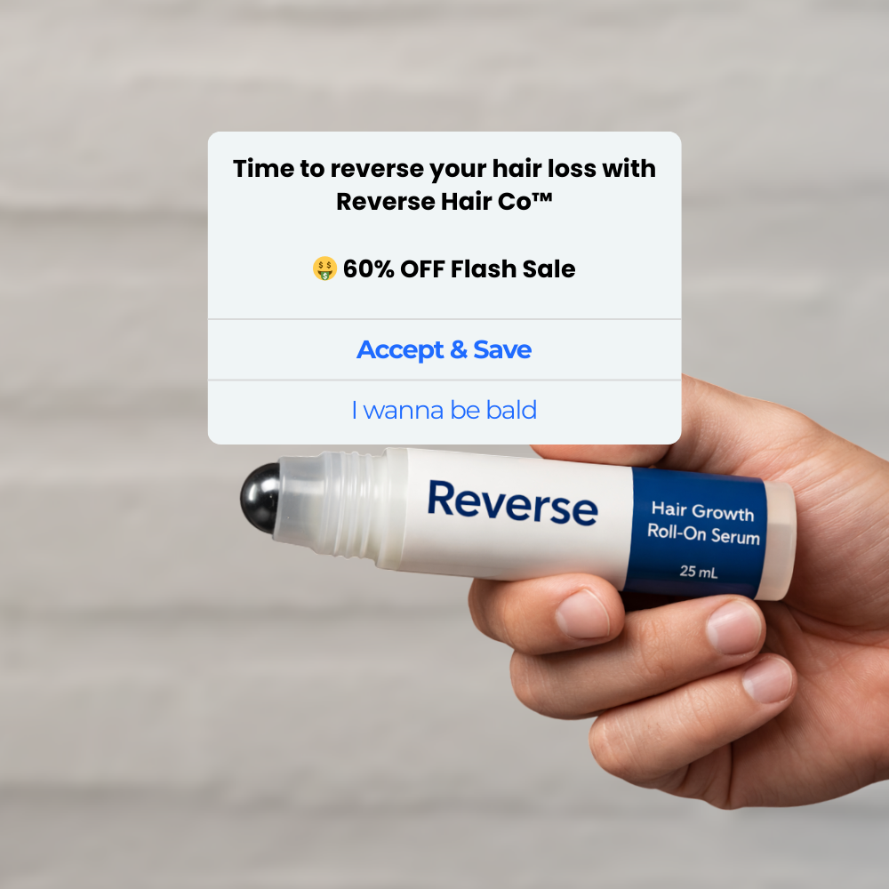 Reverse HairCo Facebook ad