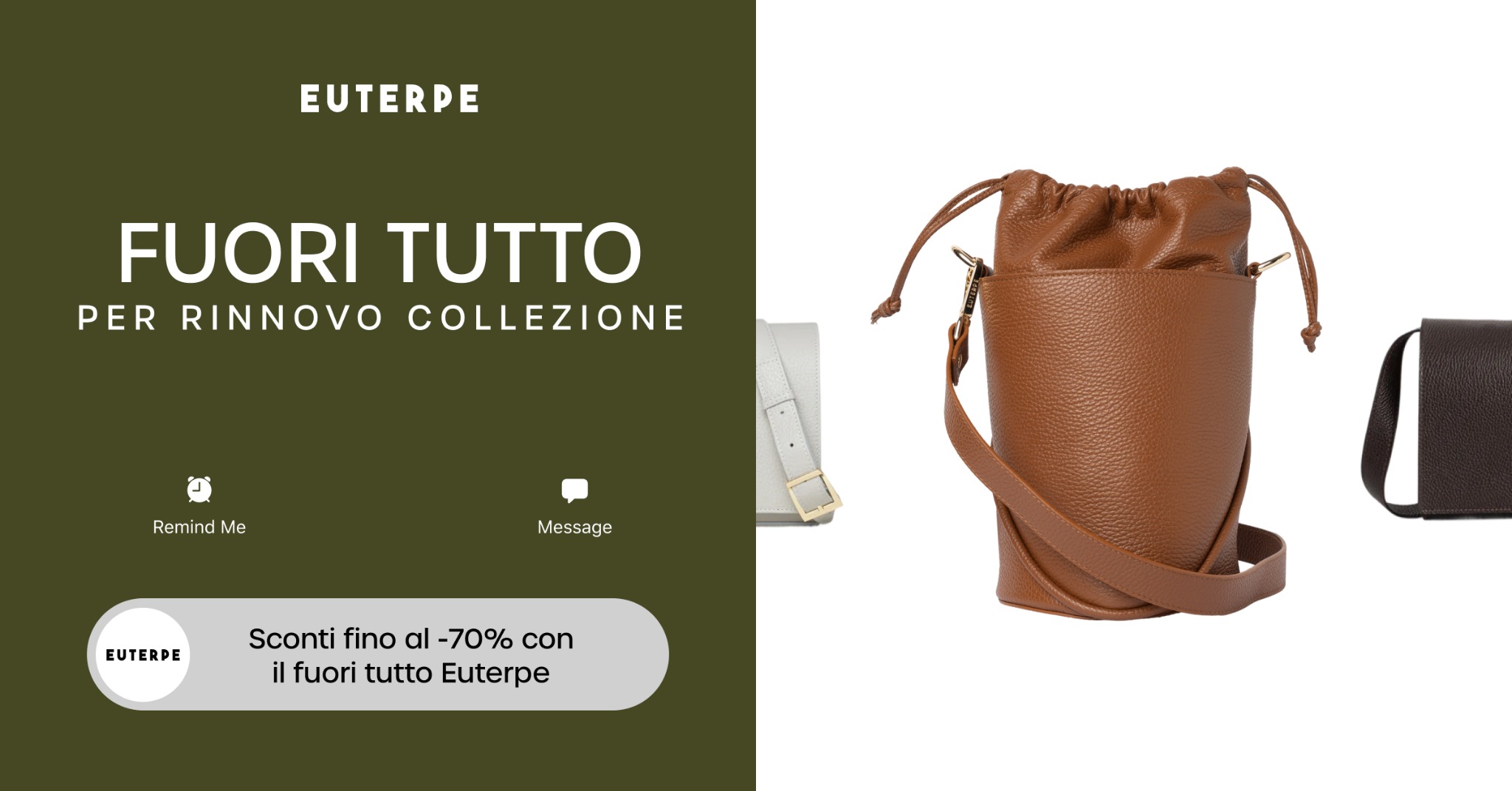 Euterpe Studio Facebook ad: Ancora al -50%