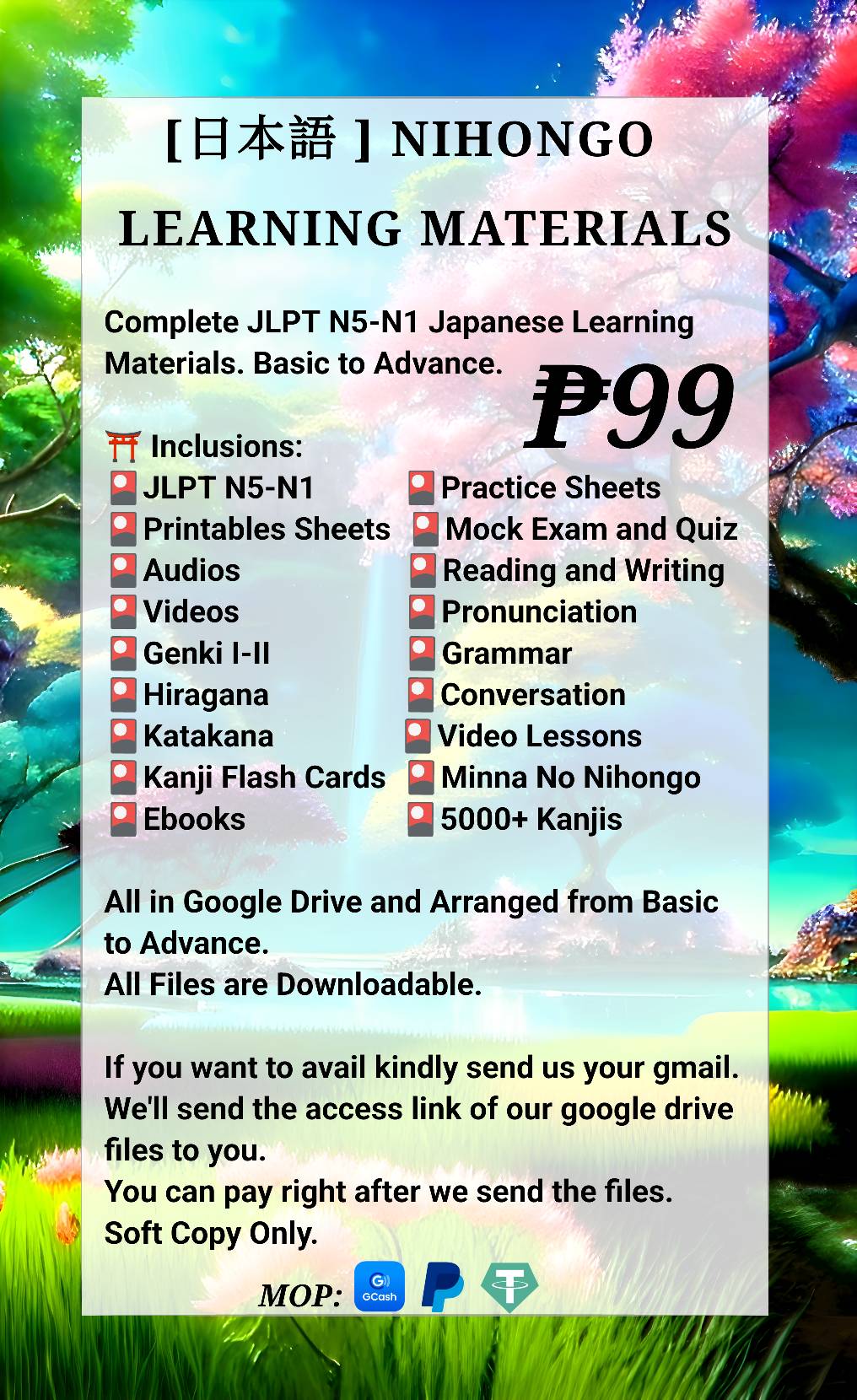 日本語 Nihongo Learning Materials Facebook ad