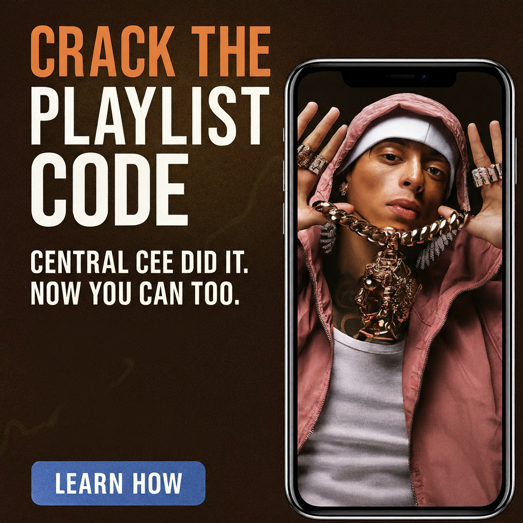 Playlist Booker Facebook ad