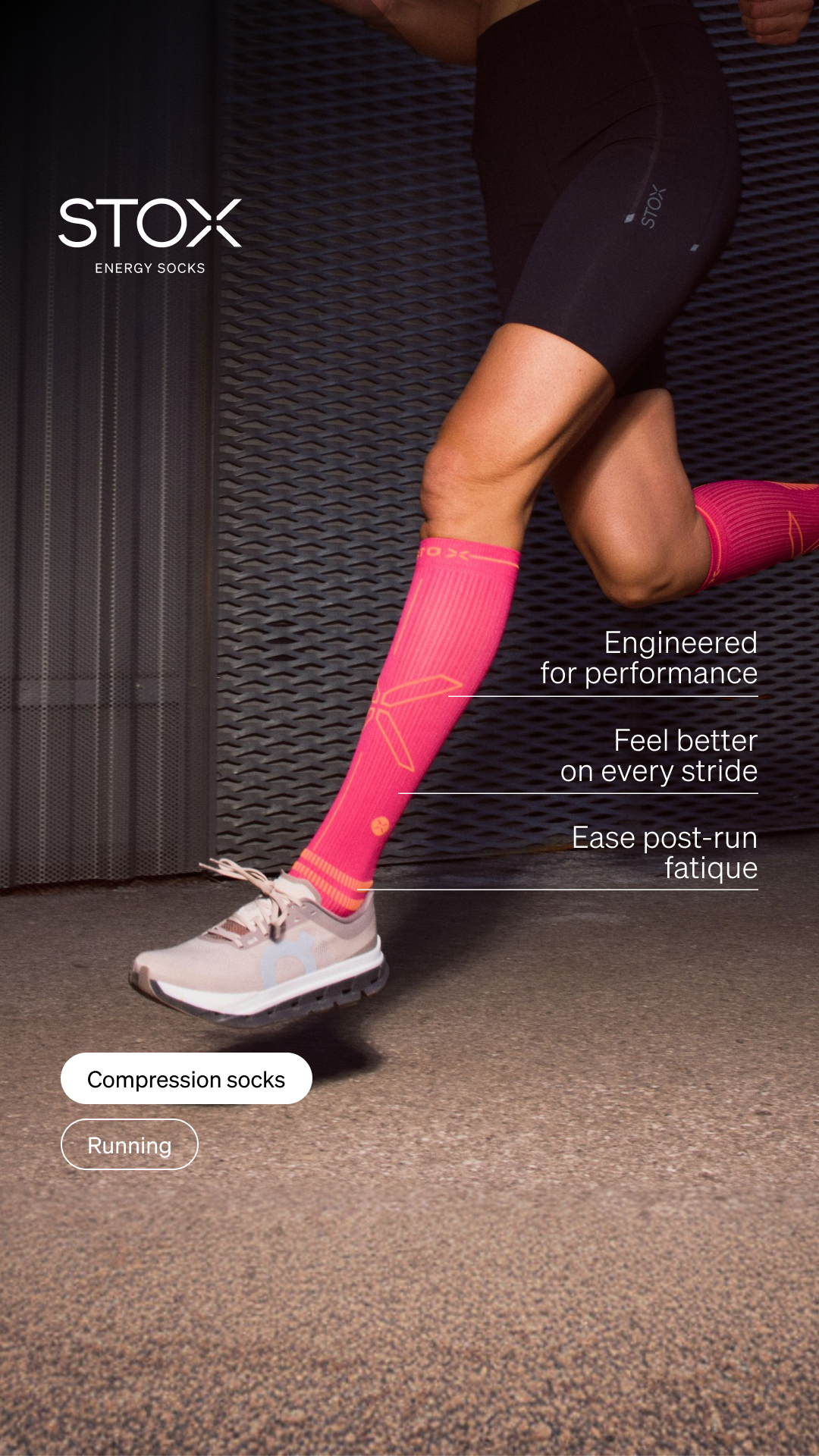 STOX Energy Socks Facebook ad