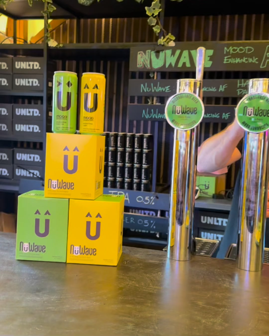 NuWave Drinks Facebook ad: Nu Way To Drink Beer!