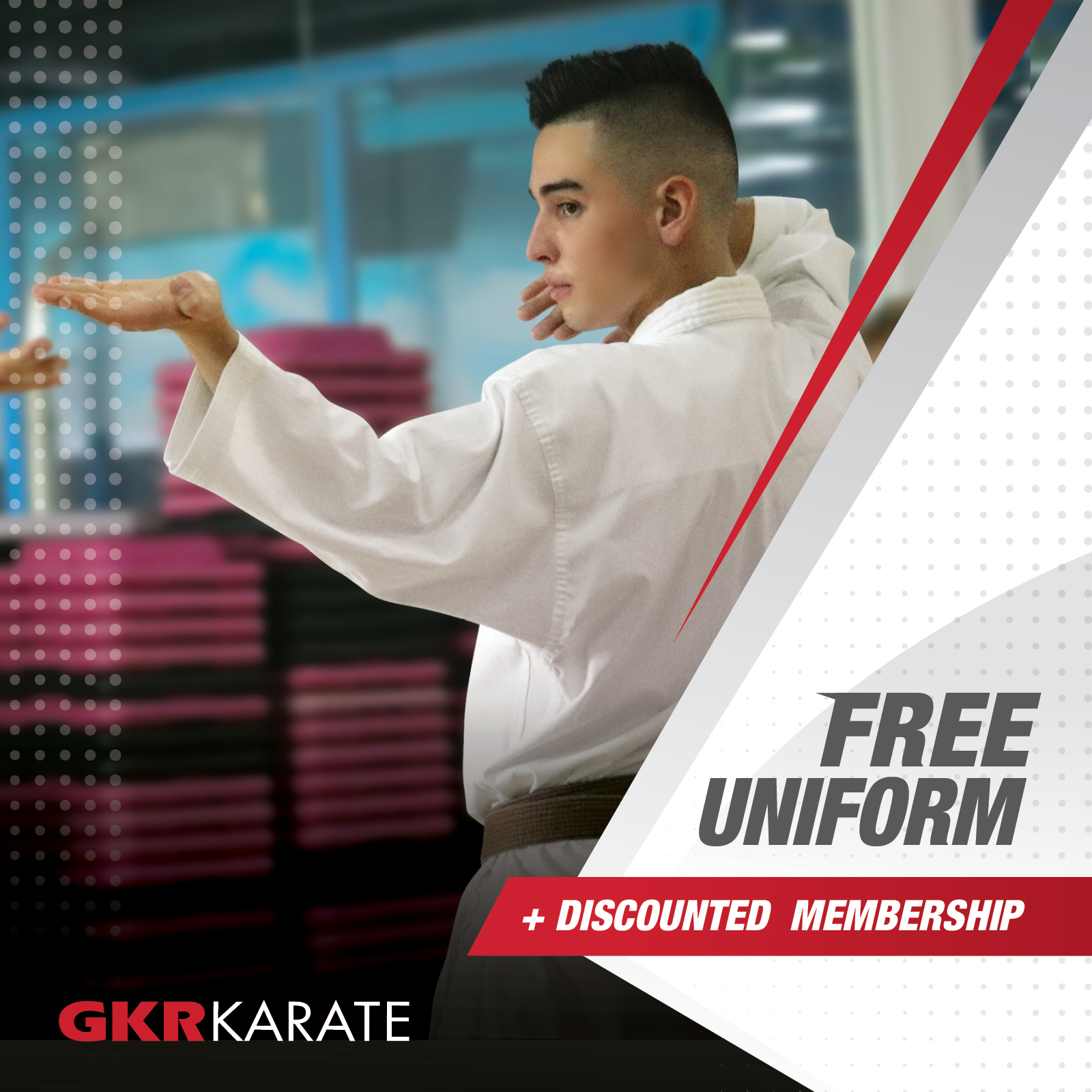 GKR Karate Facebook ad