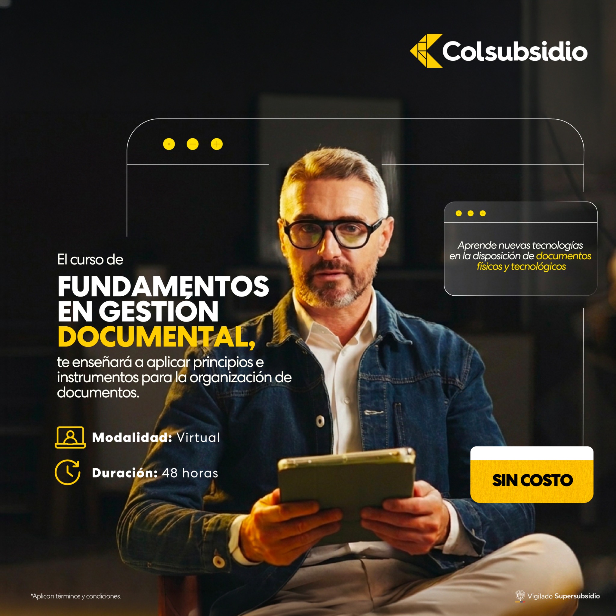 Colsubsidio Facebook ad: Domina la gestión documental
