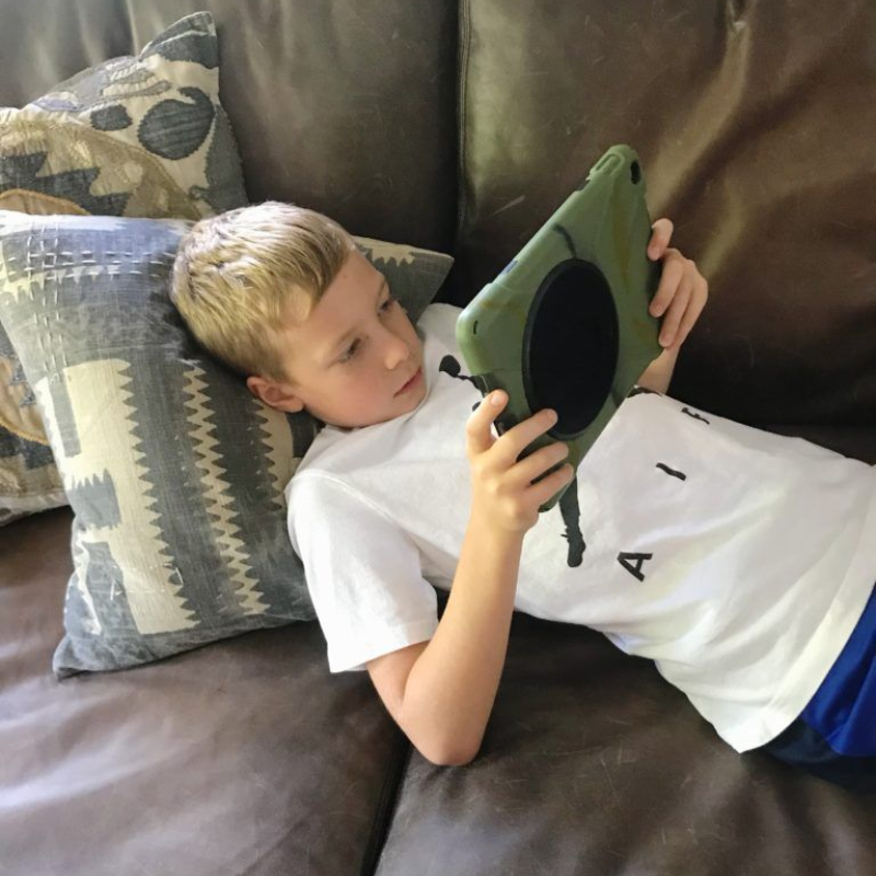 Racheal Miller Facebook ad: The only thing that calms my son down is a screen.