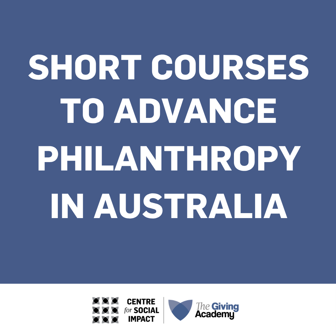 Centre for Social Impact Facebook ad: Delivered through two days of face‑to‑face learning in…