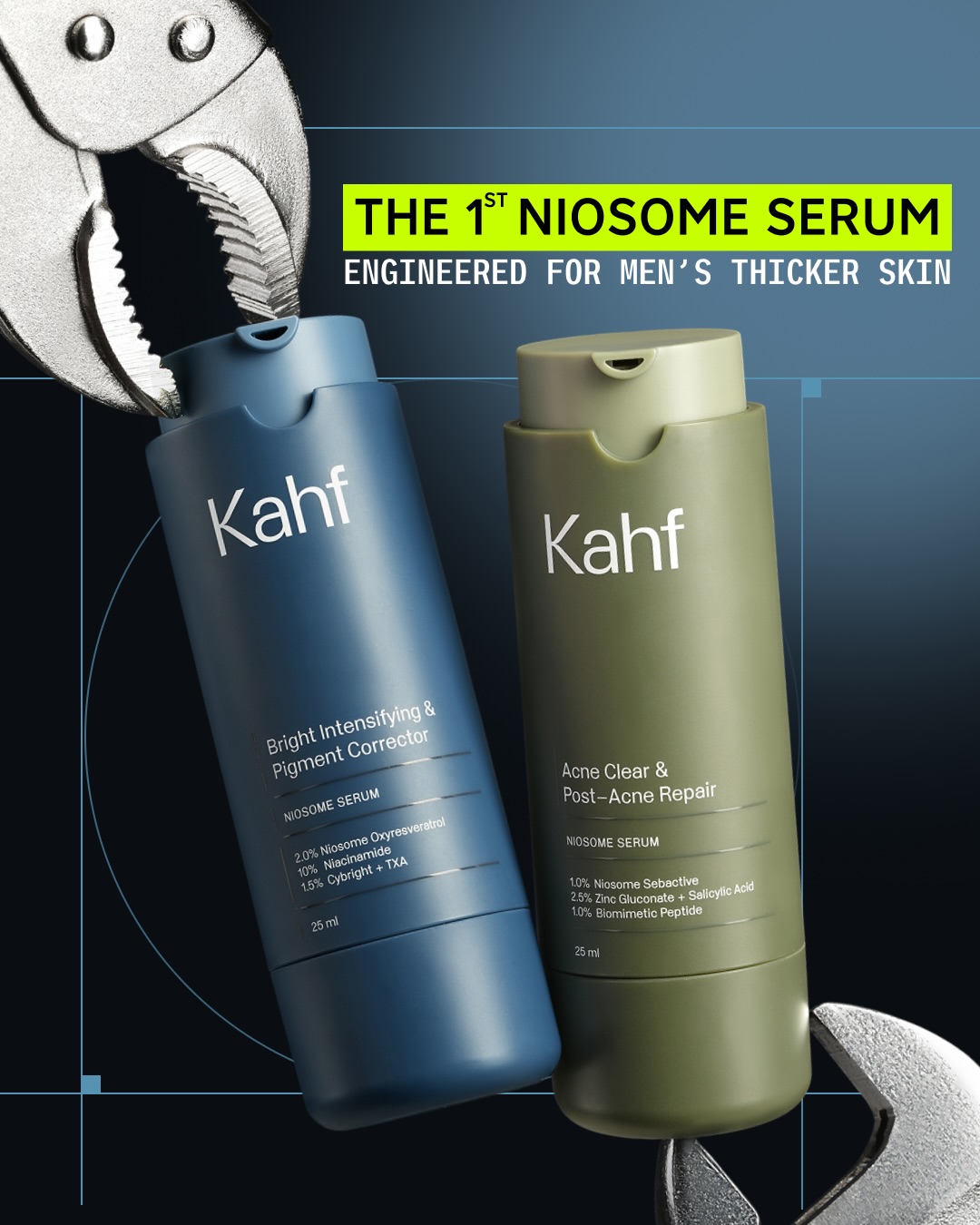 Kahf Everyday Facebook ad: Introducing Kahf Niosome Serum.