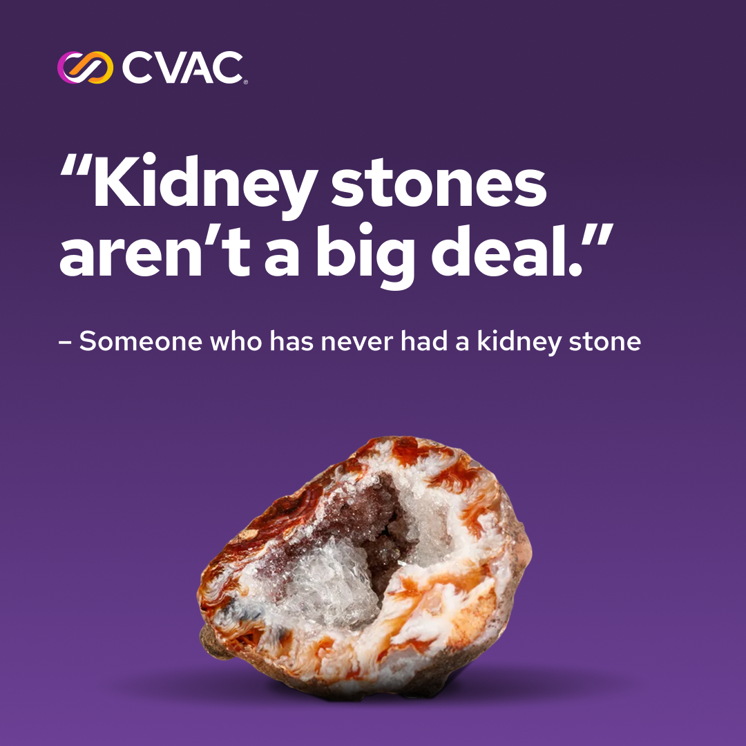 Calyxo, Inc. Facebook ad: Kidney stones ARE a big deal.