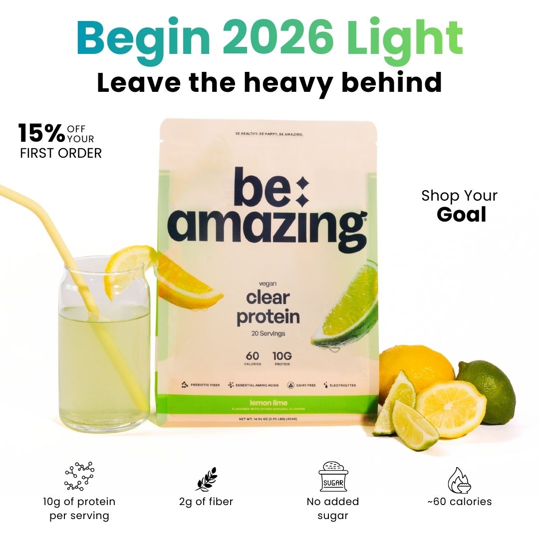 Be Amazing Facebook ad: Grab a Refreshing Protein Boost