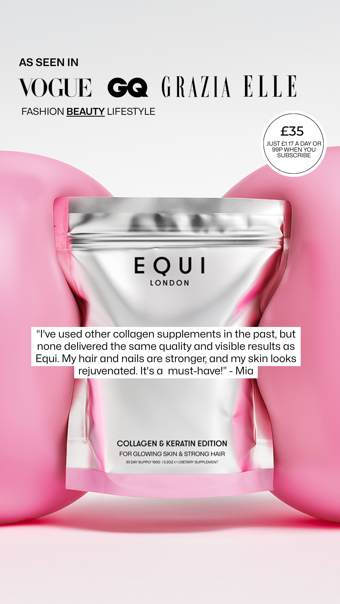 Equi London Facebook ad from Sep 11, 2025