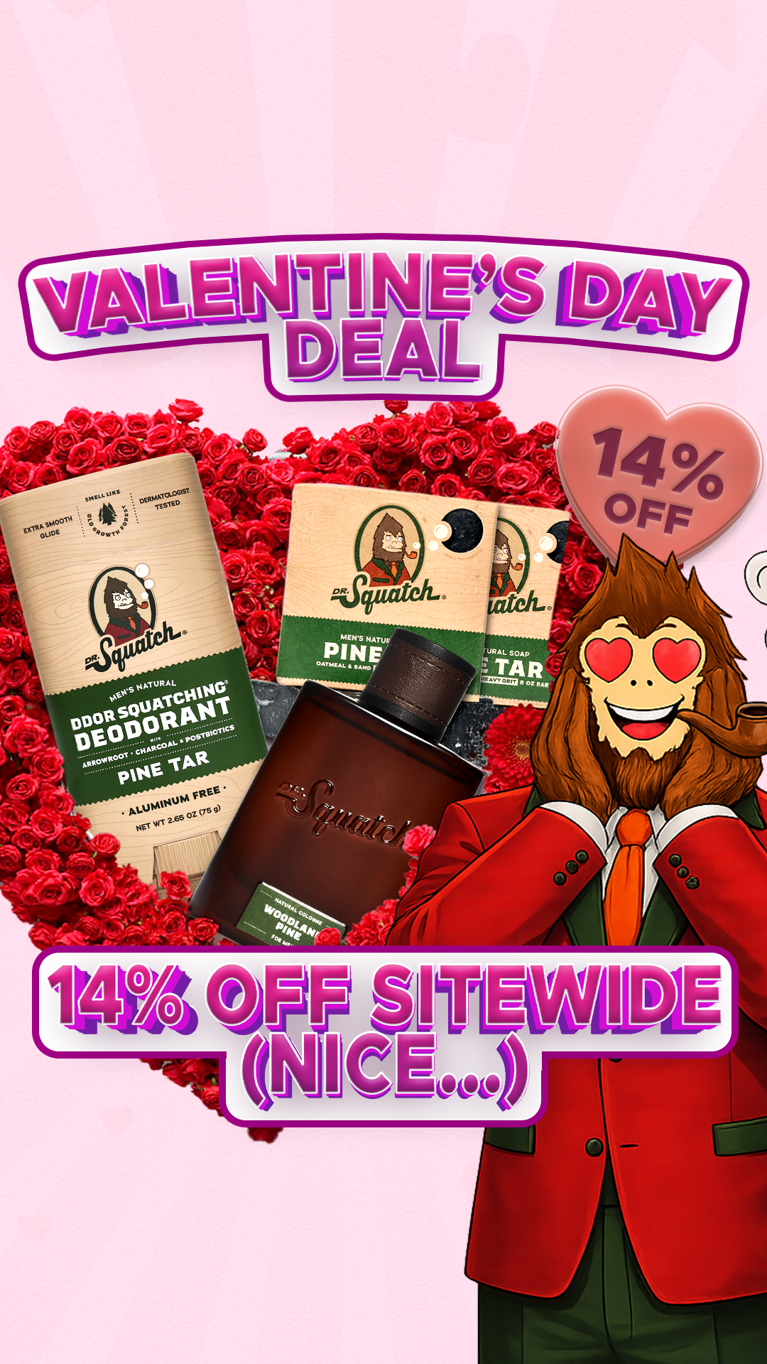 Dr. Squatch Facebook ad