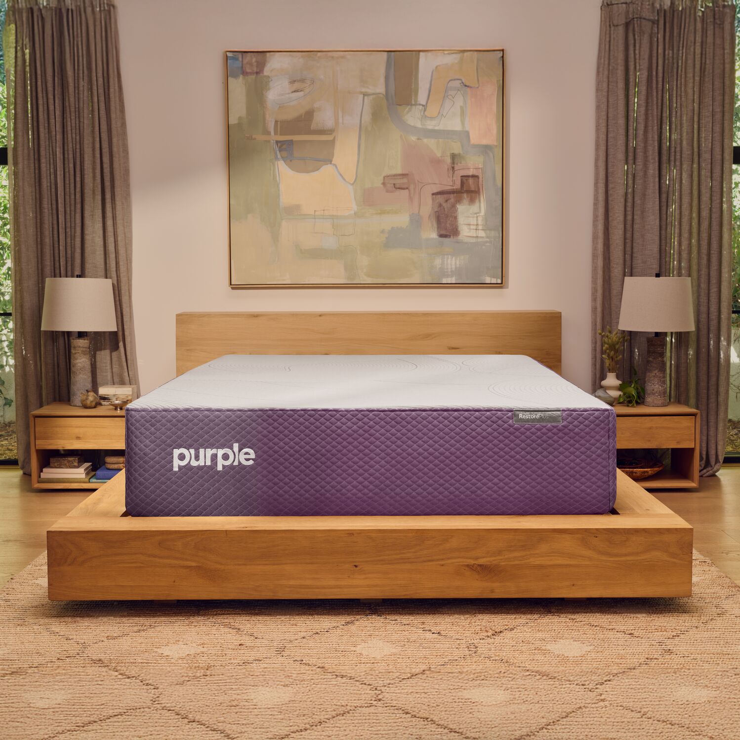 Purple Facebook ad