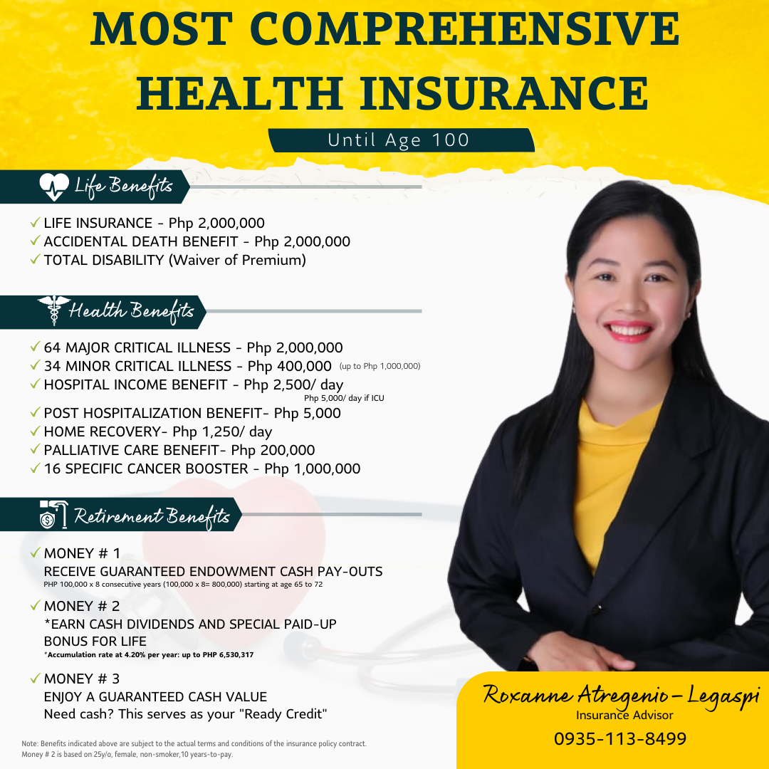 Roxanne Atregenio-Legaspi, Insurance Advisor Facebook ad: PM for Quotation & Consultation