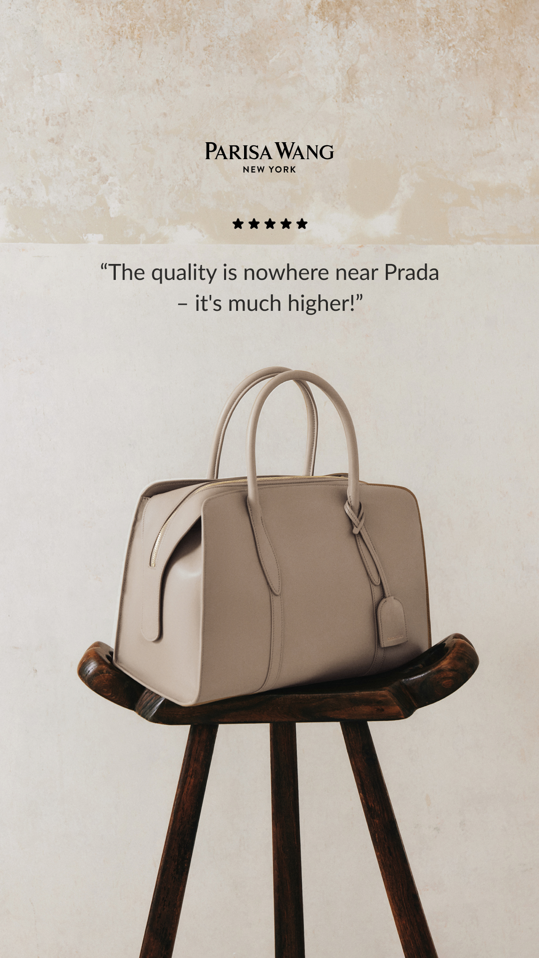 PARISA WANG Facebook ad