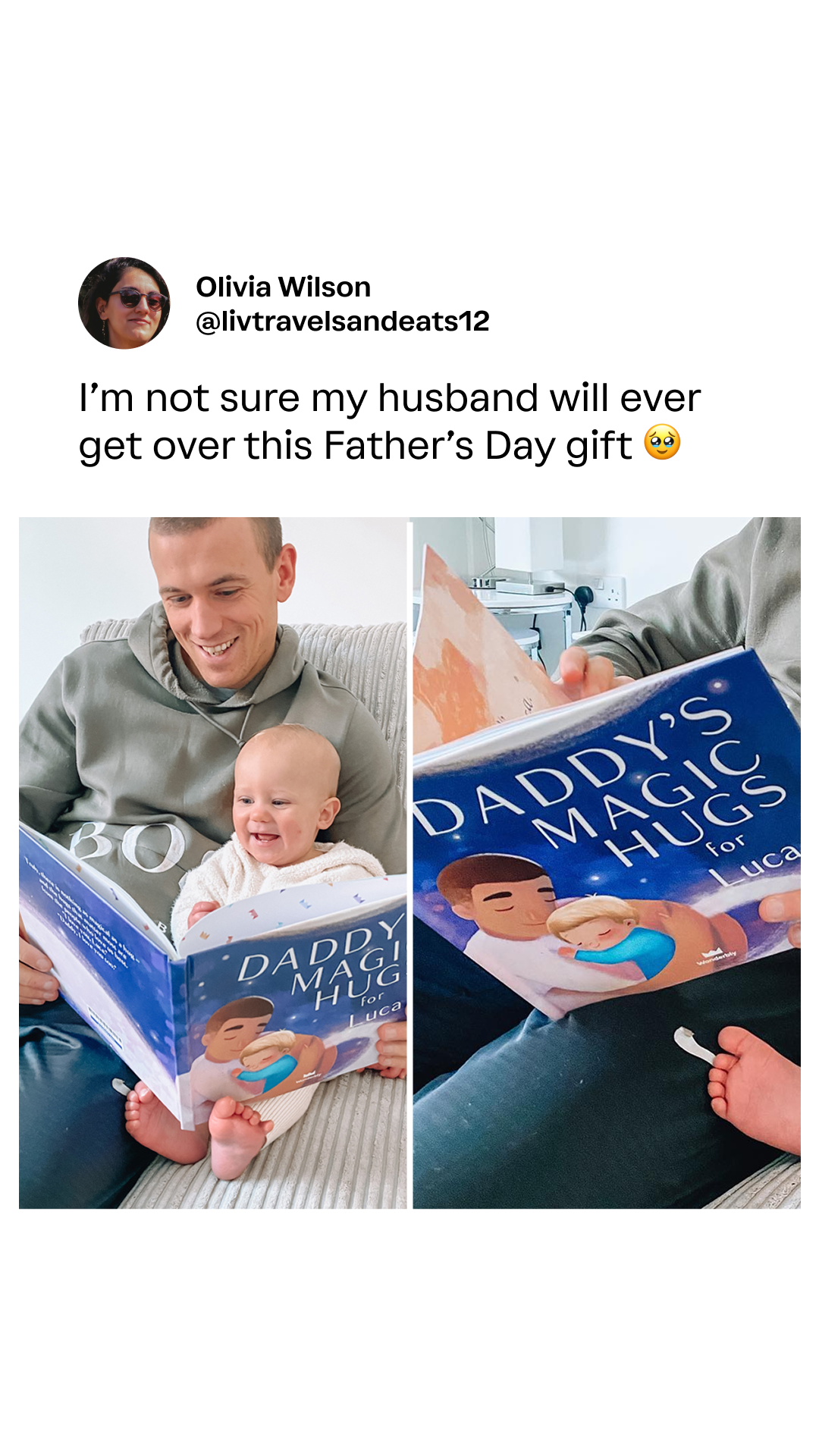 Wonderbly Facebook ad