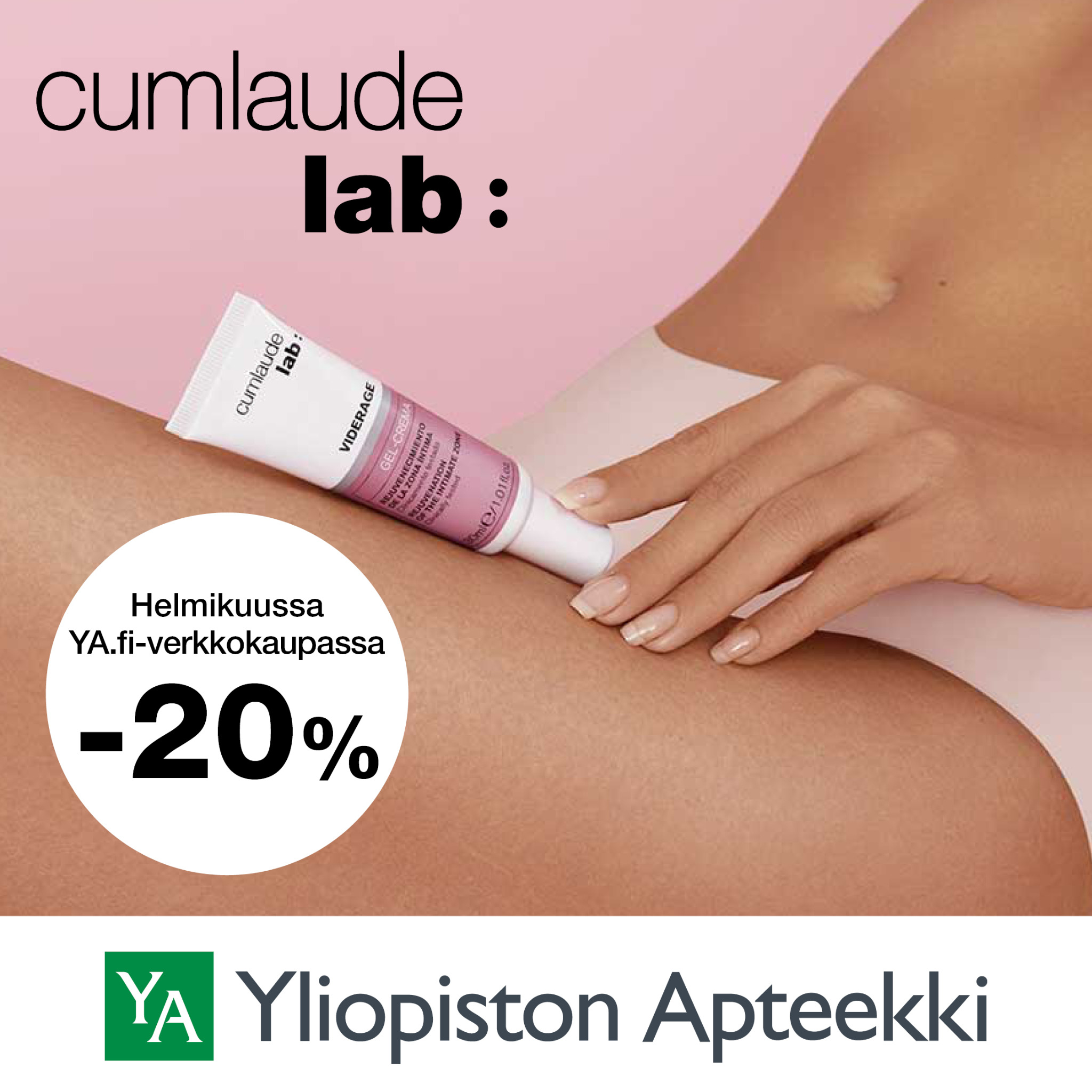 Cumlaude Lab Suomi Facebook ad from Feb 9, 2026