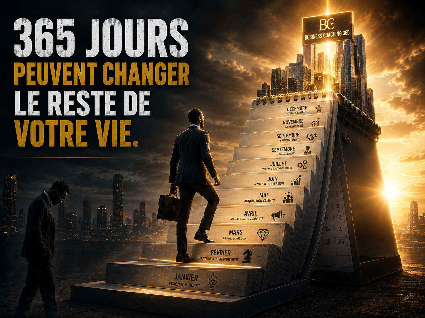 ILead Global Brand Facebook ad: 365 JOURS PEUVENT CHANGER LA TRAJECTOIRE D'UNE ENTREPRISE.