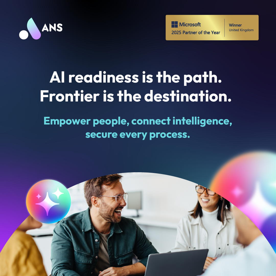 ANSGroup Facebook ad: Becoming A Frontier Firm