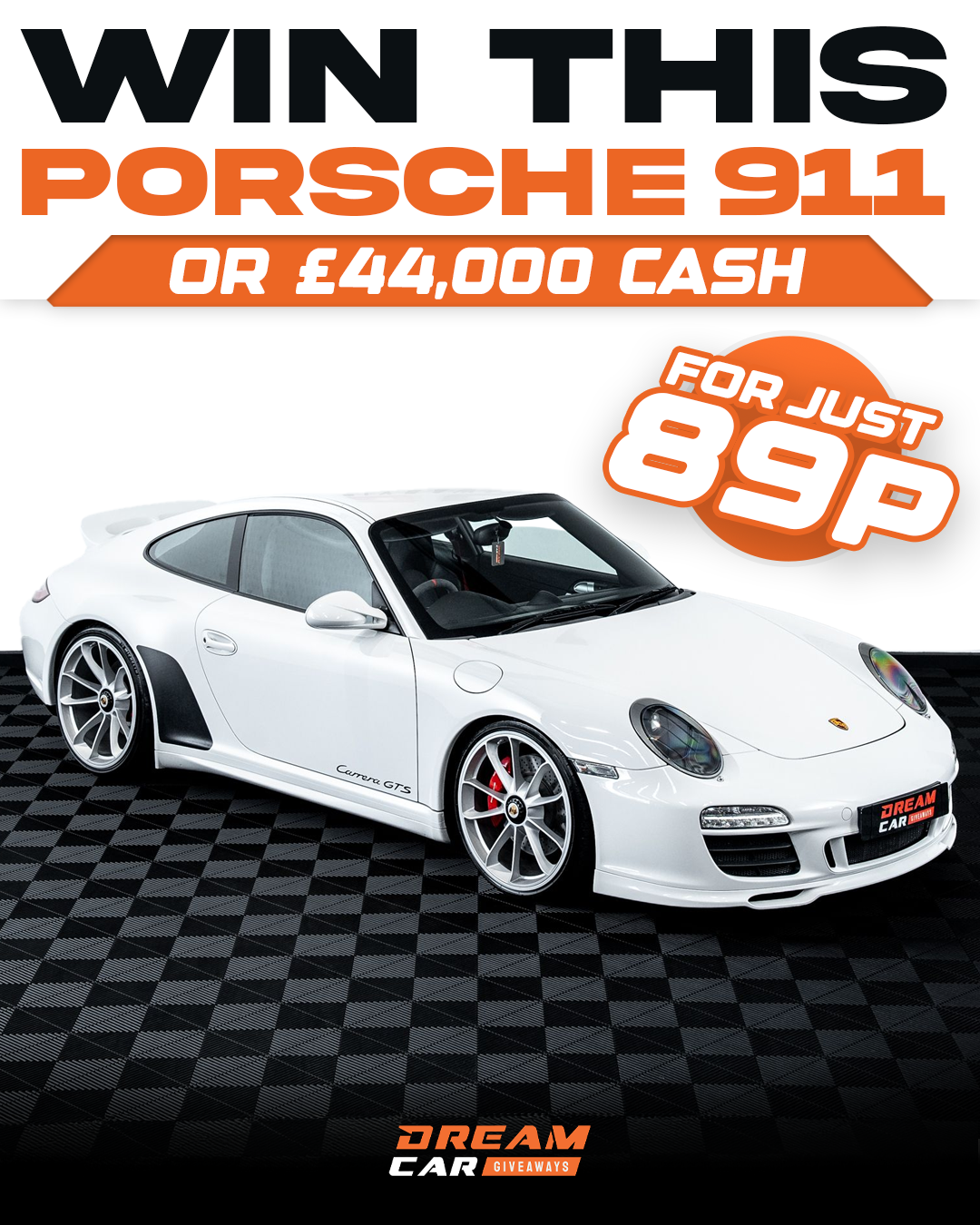 Dream Car Giveaways Facebook ad