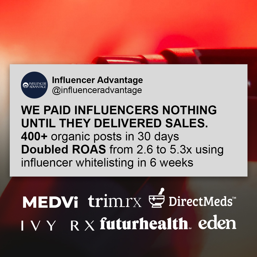 Influencer Advantage Facebook ad