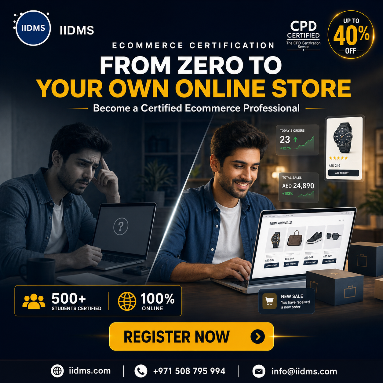 IIDMS - International Institute of Digital Marketing Studies Facebook ad