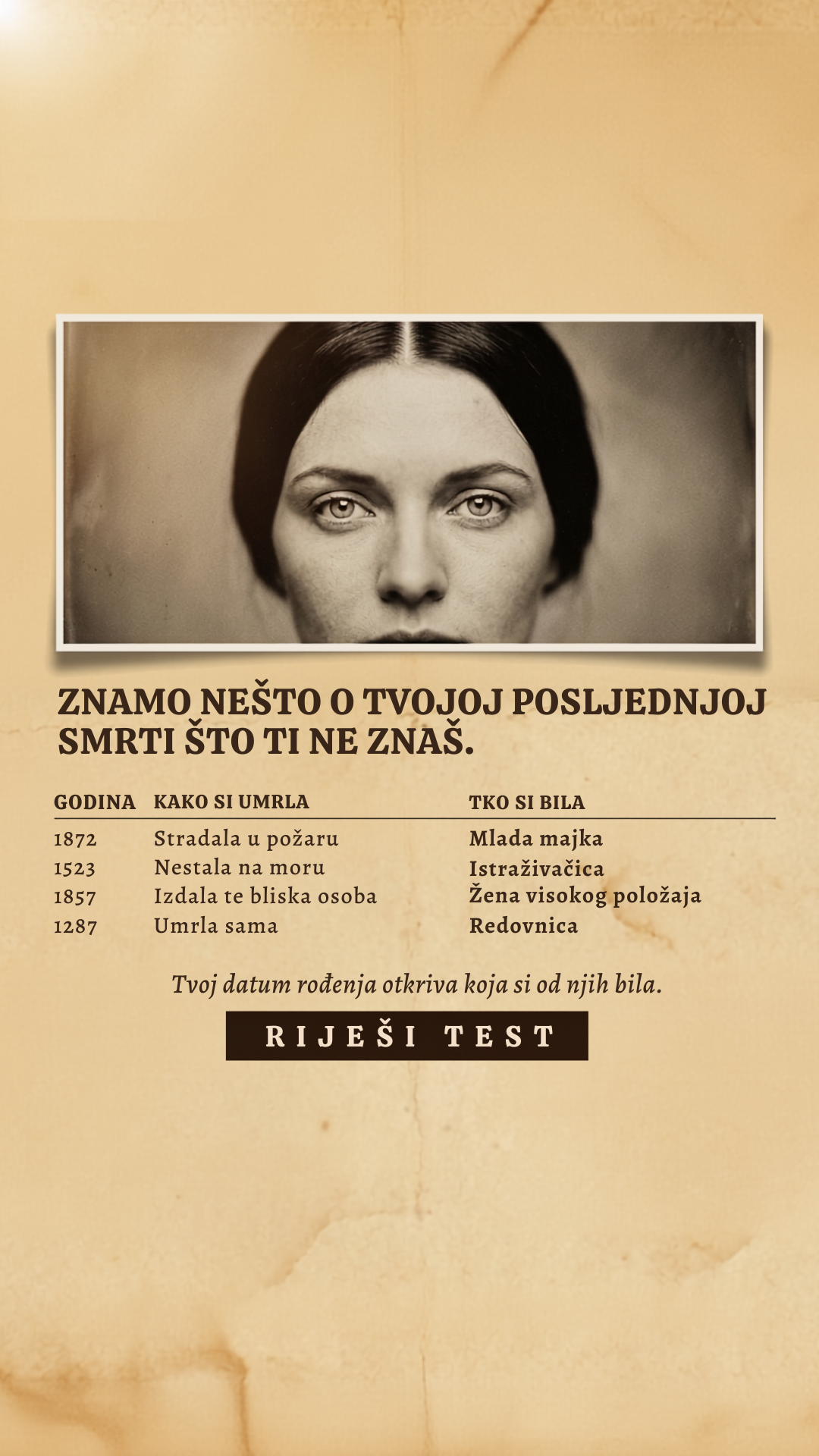 Nocturnum: Awaken the Witch Within Facebook ad: Tvoja je duša starija od ovog života.