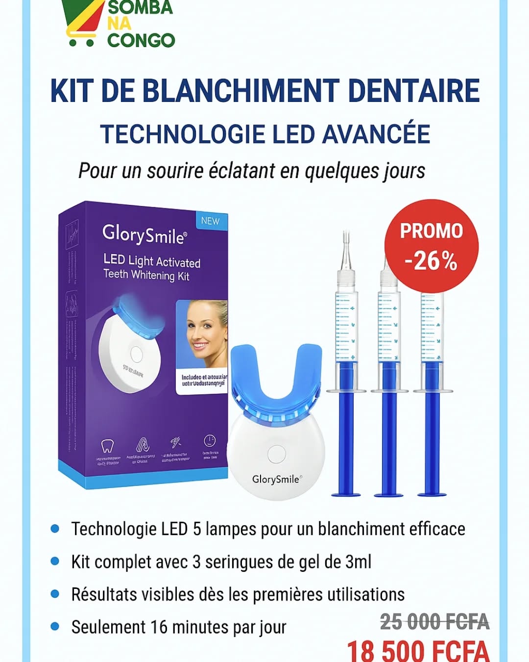 somba_na_congo Facebook ad: Obtenez votre sourire de rêve dès maintenant