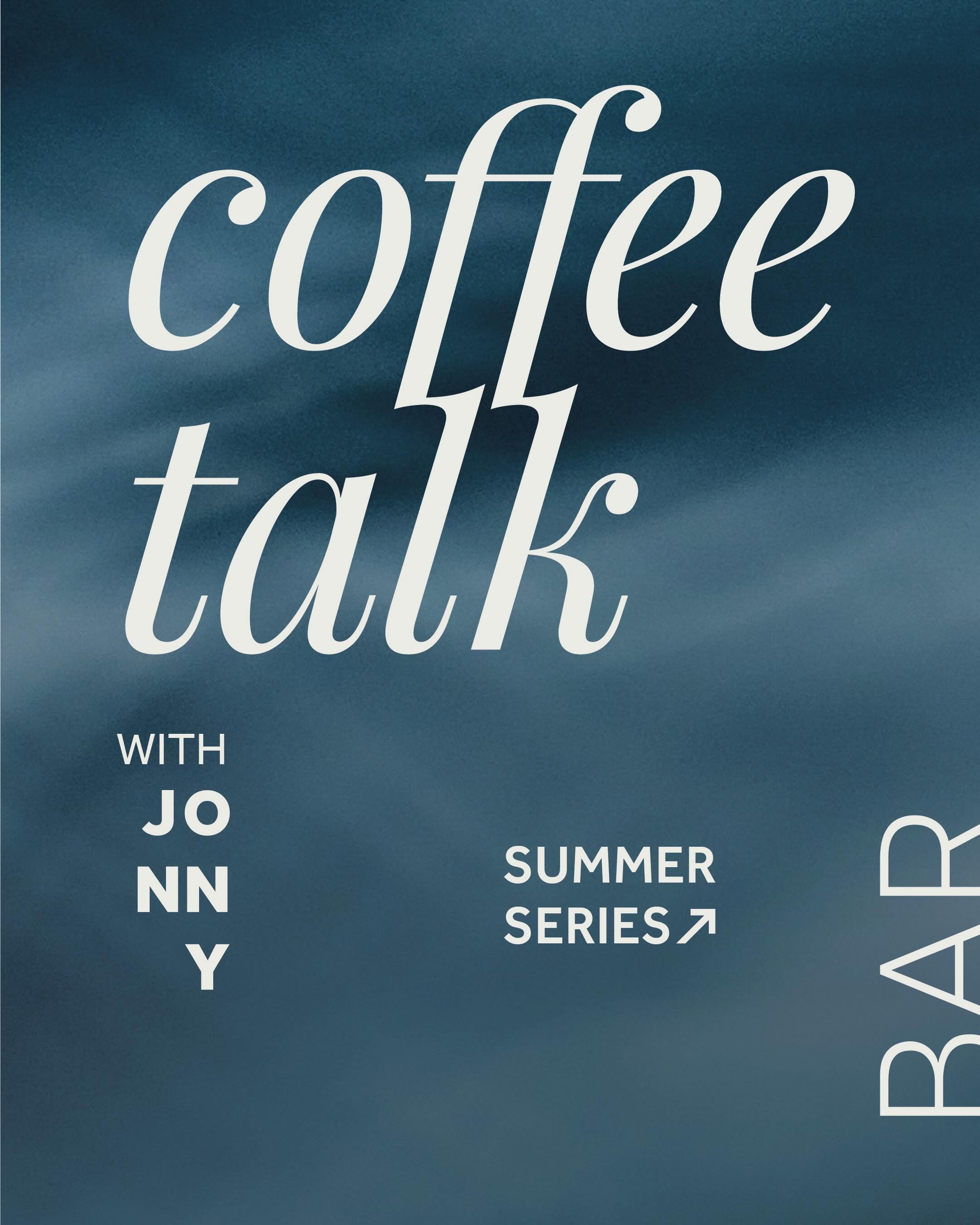 Bar della Cometa Facebook ad: Don’t miss this Summer Series of Coffee Talks…